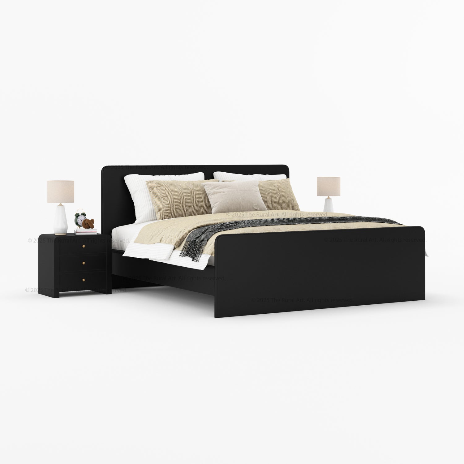 Garland 6 Piece Real Solid Wood Bedroom Set