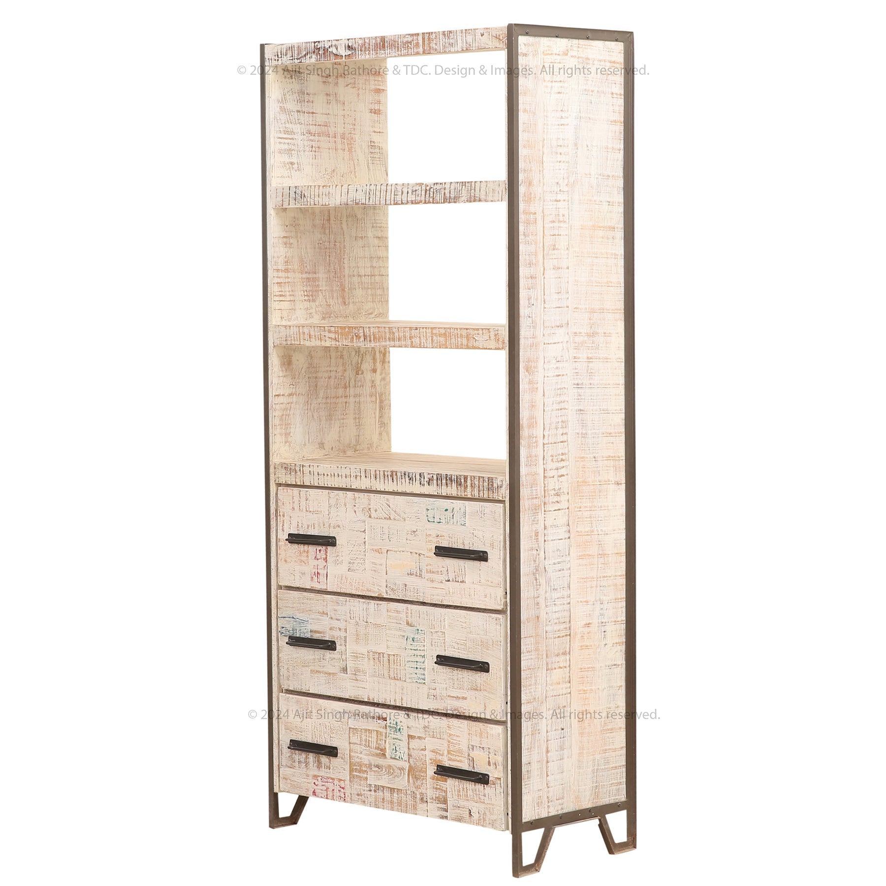 Lakehurst Vintage Fusion Solidwood Bookshelf