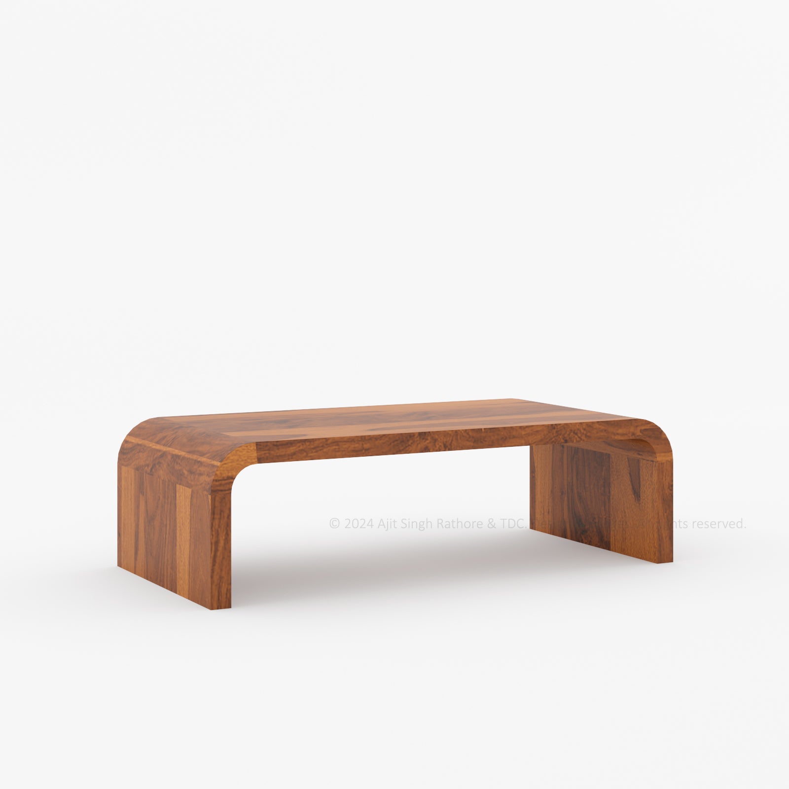 Denver Solid Wood Arch Coffee Table
