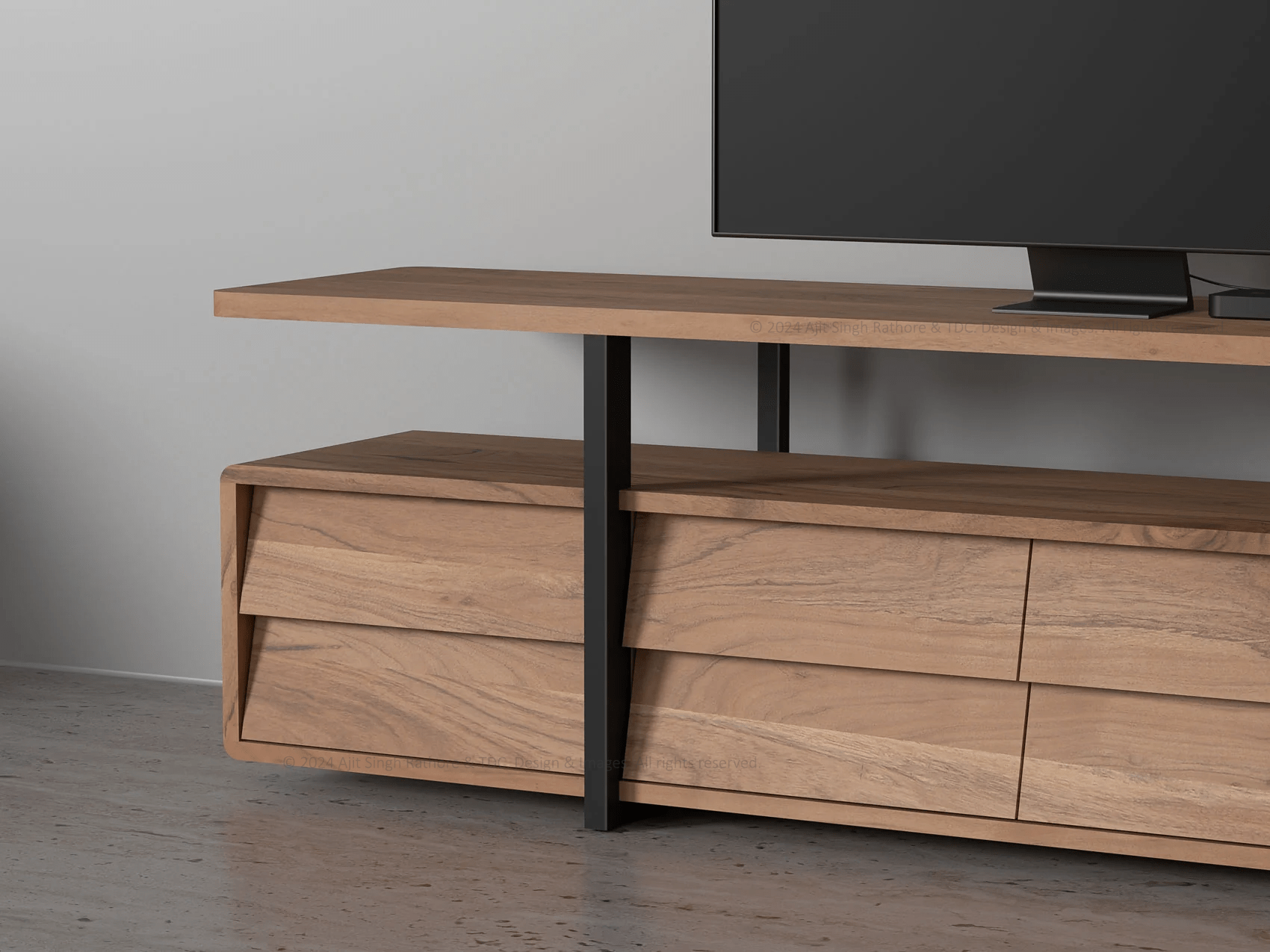 Sonoma Solid Wood TV Stand & Media Center