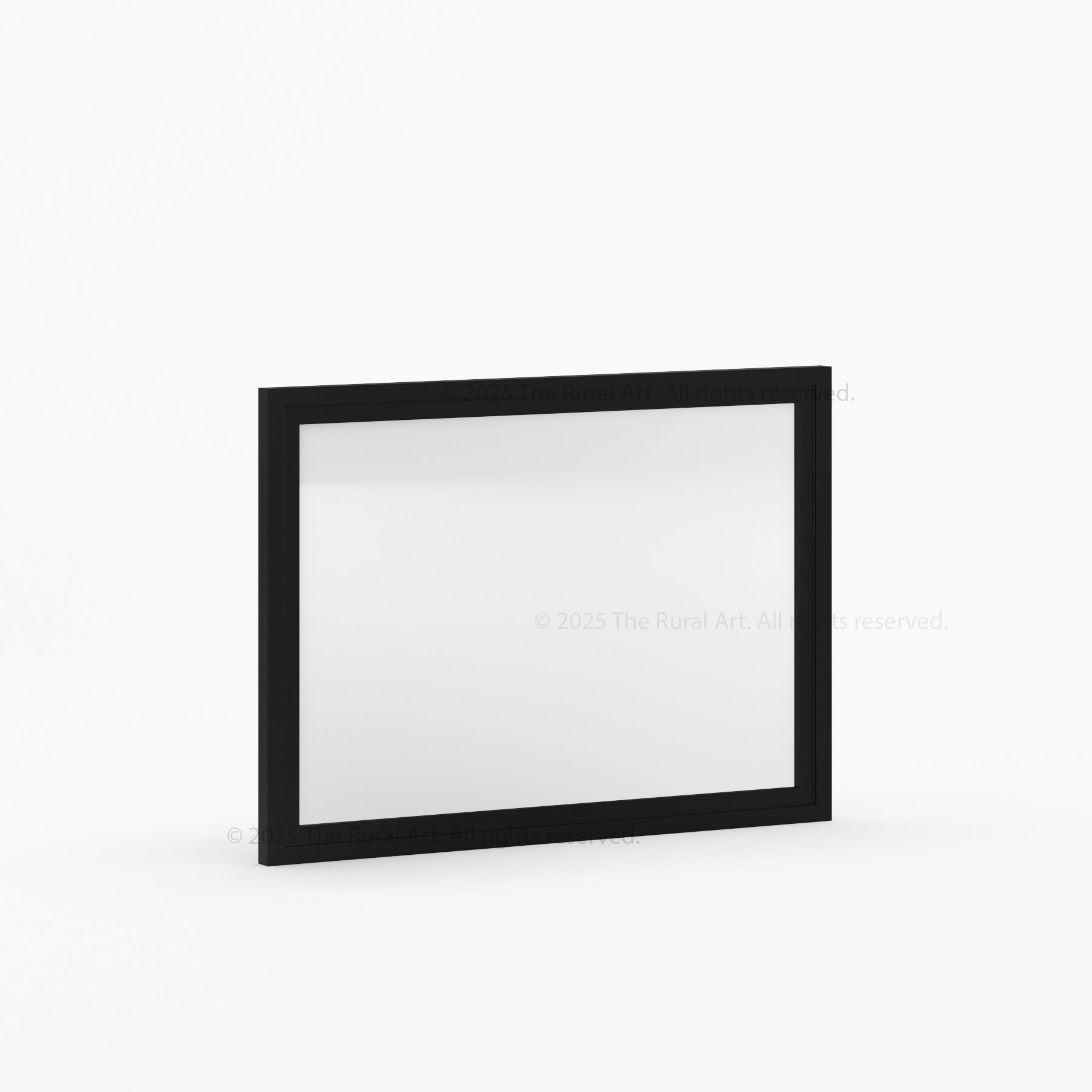 Seabrook Solid Wood Framed Wall Mirror with Clean Edge Detailing