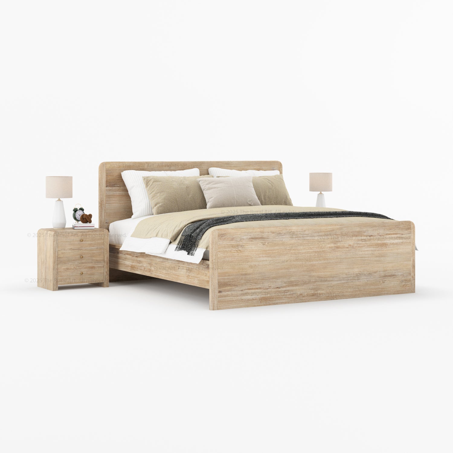 Garland 6 Piece Real Solid Wood Bedroom Set