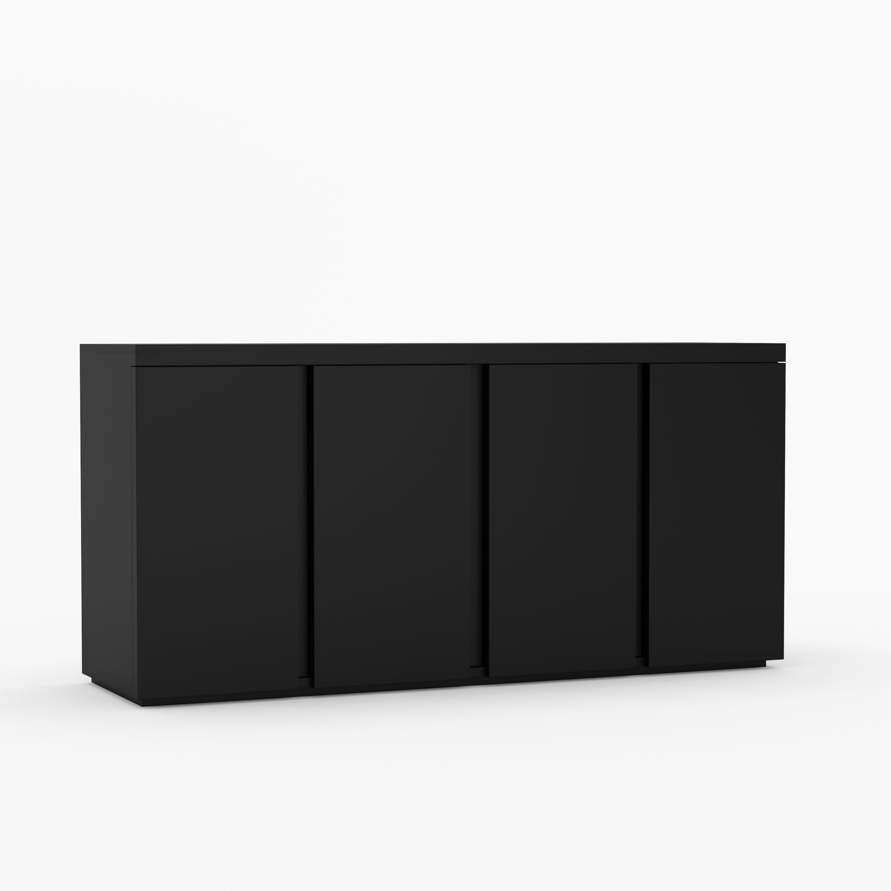 Ozark Modern Solid Wood Four-Door Sideboard