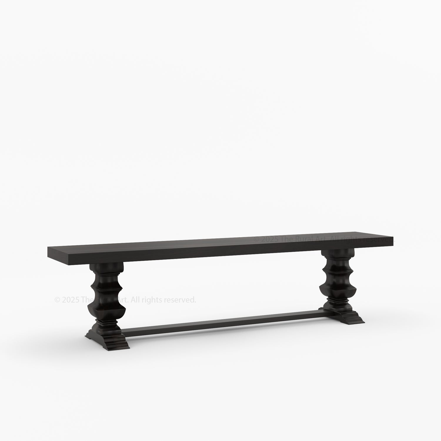 Crossett Solid Wood Trestle Dining Bench Handcrafted Farmhouse Style