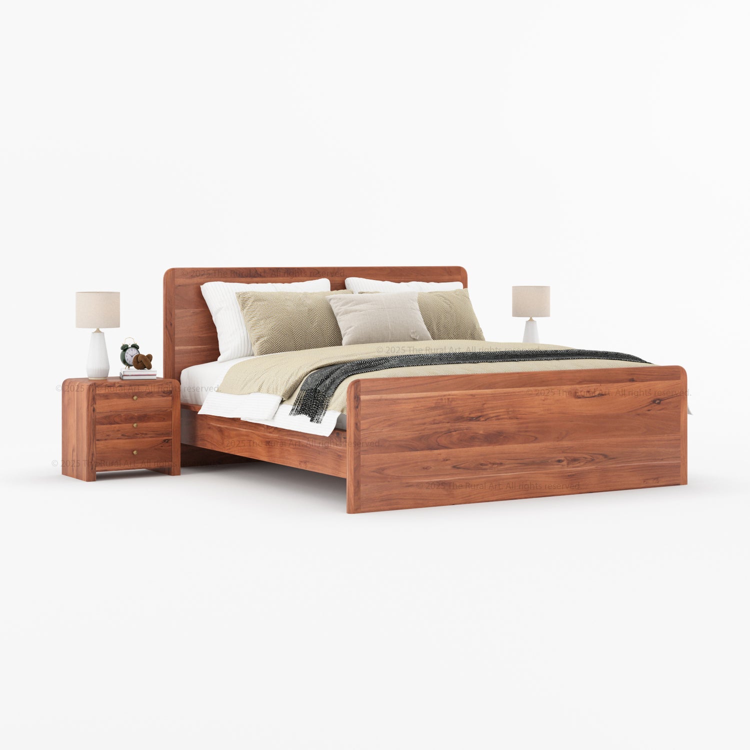 Garland 6 Piece Real Solid Wood Bedroom Set