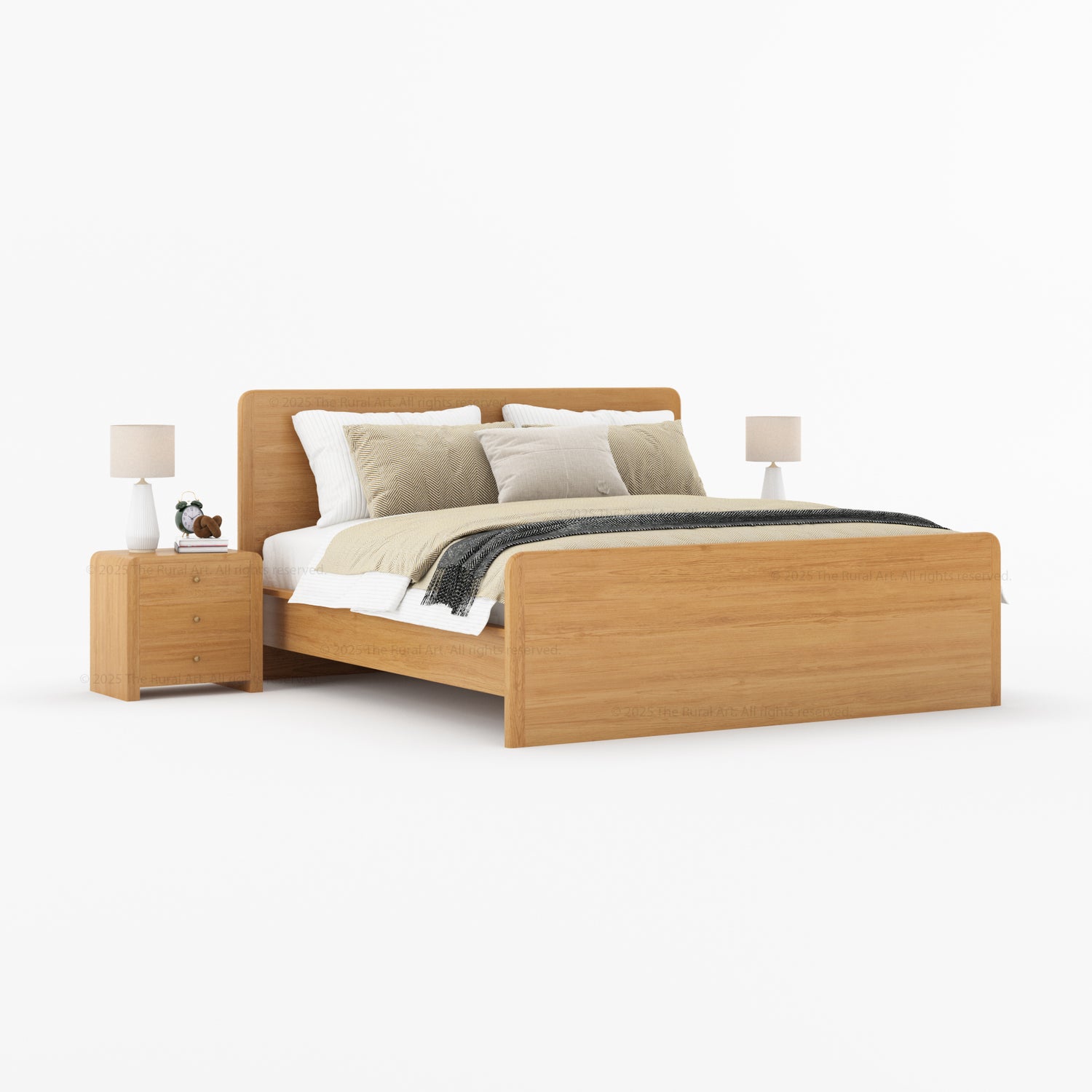 Garland 6 Piece Real Solid Wood Bedroom Set