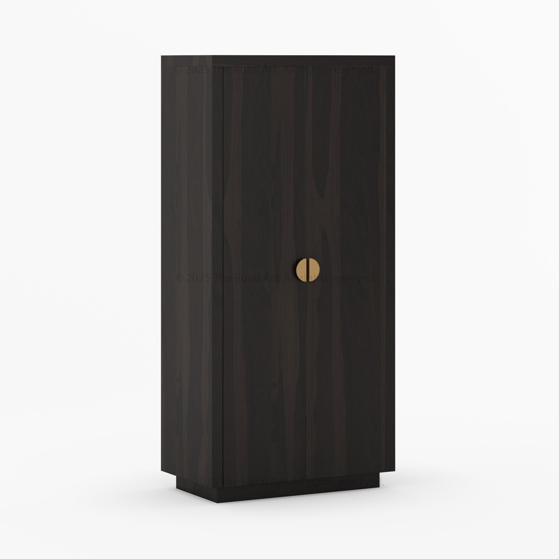 Kingston Solid Wood Armoire with Brass Handles