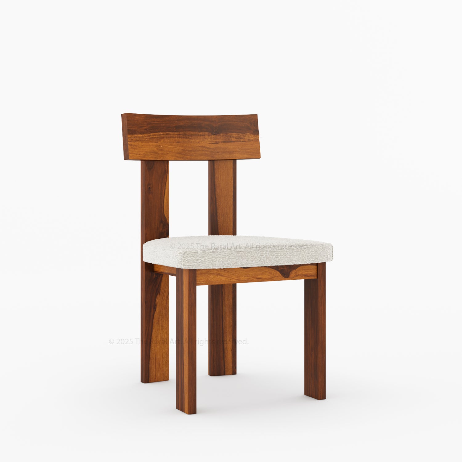 Fontana Modern Scandinavian Solid Wood Dining Chair
