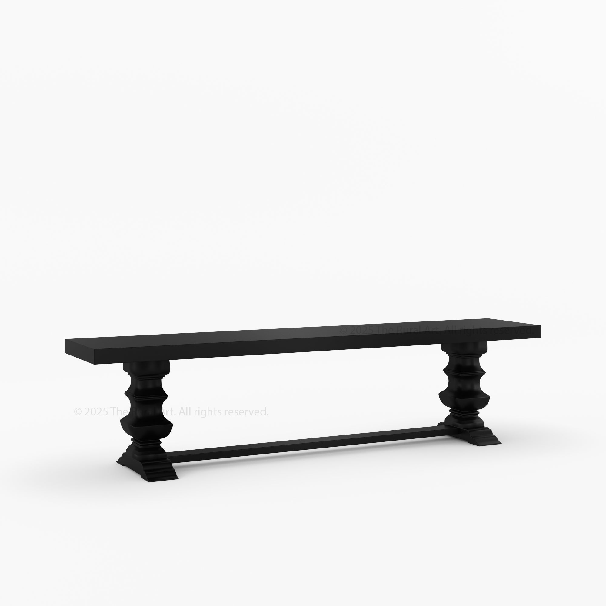 Crossett Solid Wood Trestle Dining Bench Handcrafted Farmhouse Style