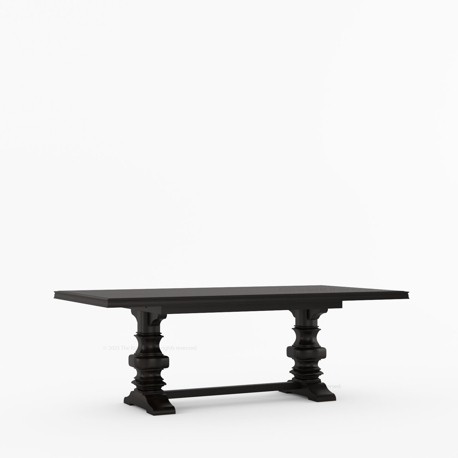 Goldfield Trestle Pedestal Solid Wood Dining Table