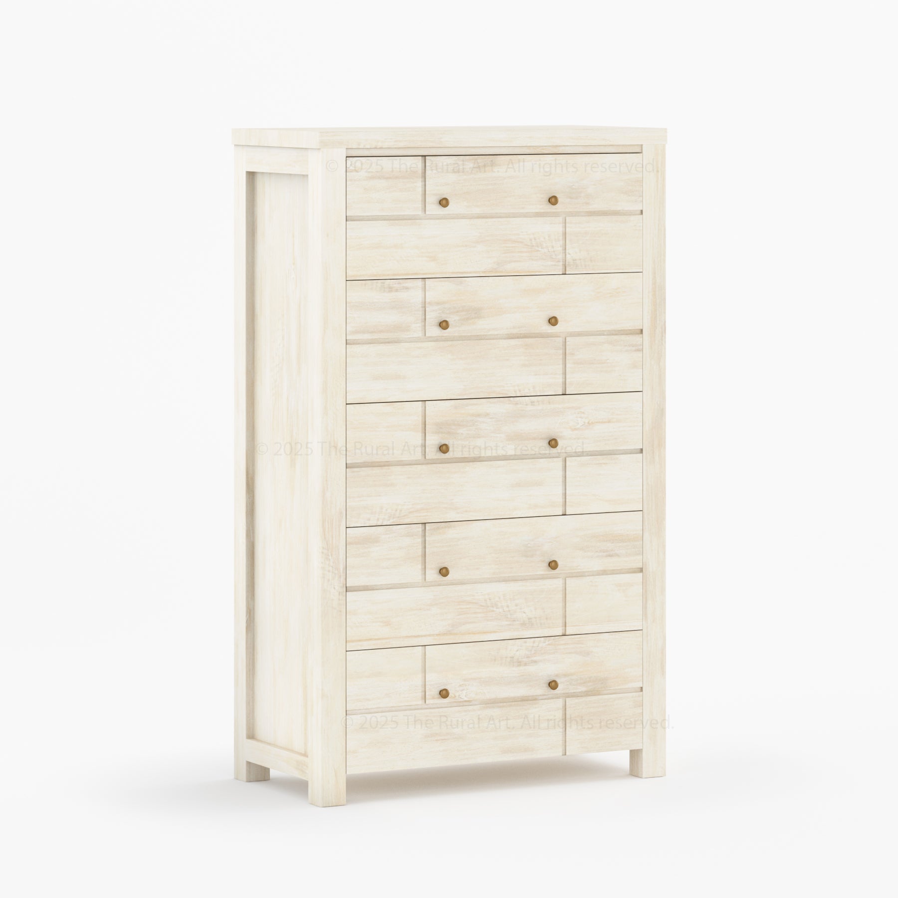 Princeton Solid Wood Dresser with Geometric Detailing