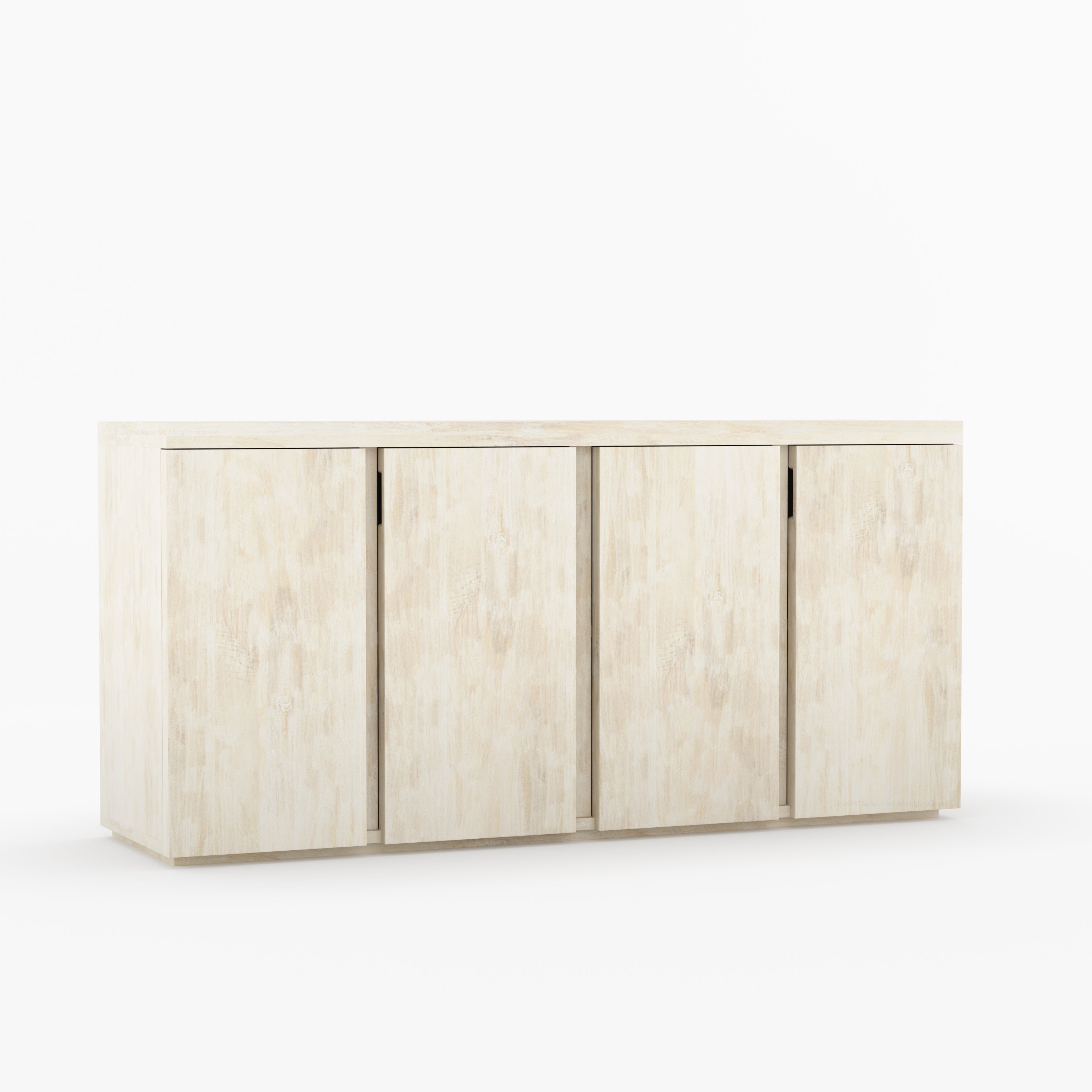 Ozark Modern Solid Wood Four-Door Sideboard