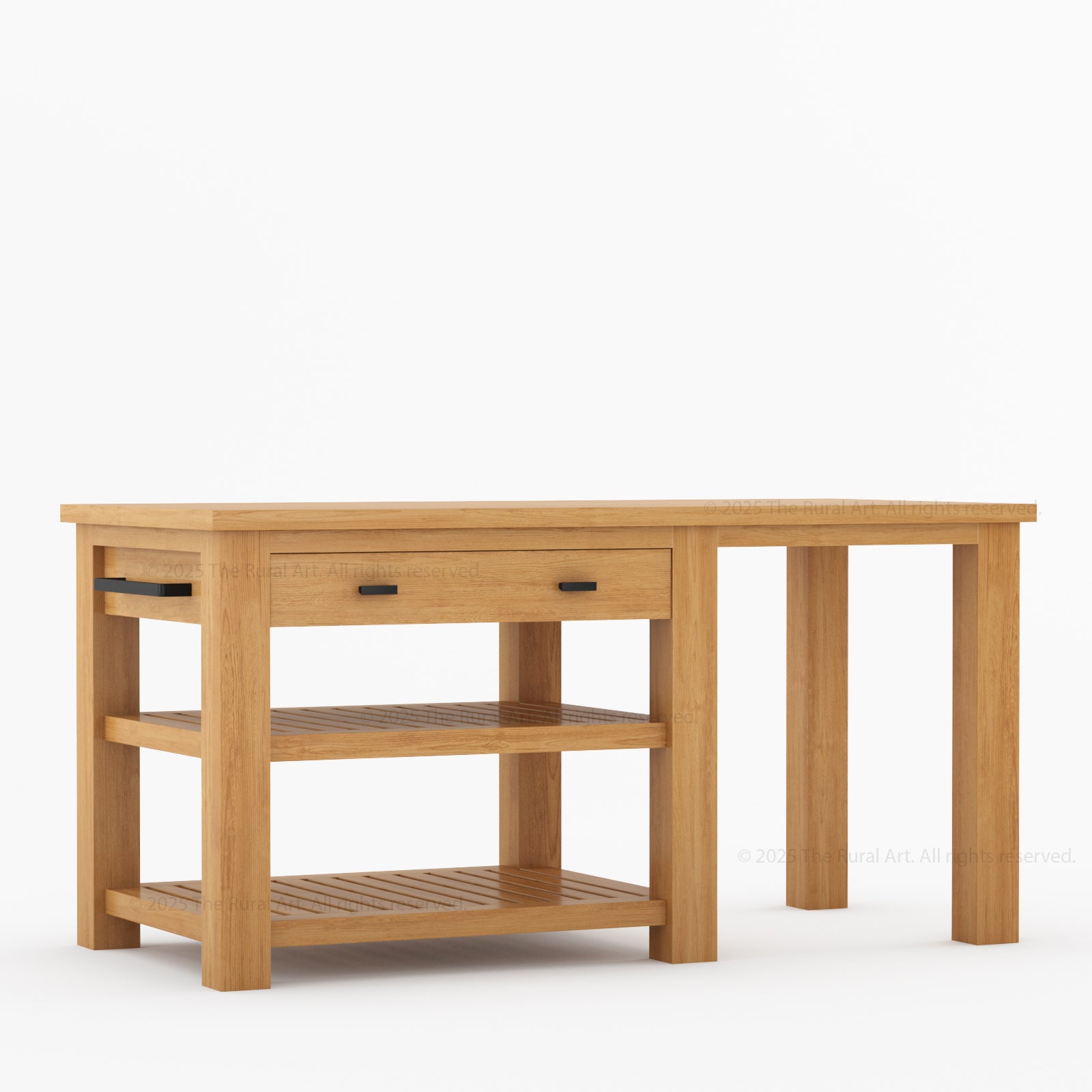 Castine Solid Wood Kitchen Island