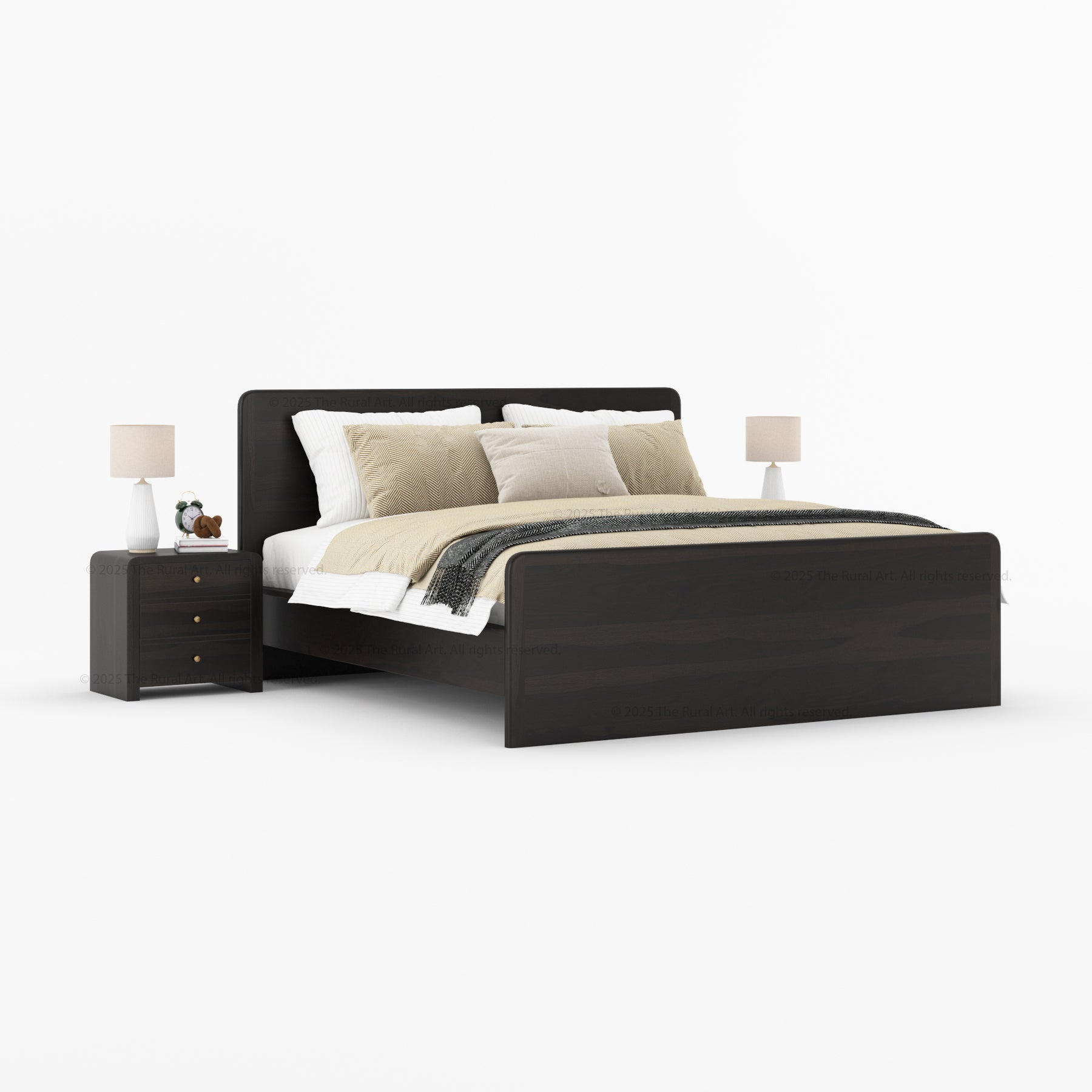Garland 6 Piece Real Solid Wood Bedroom Set