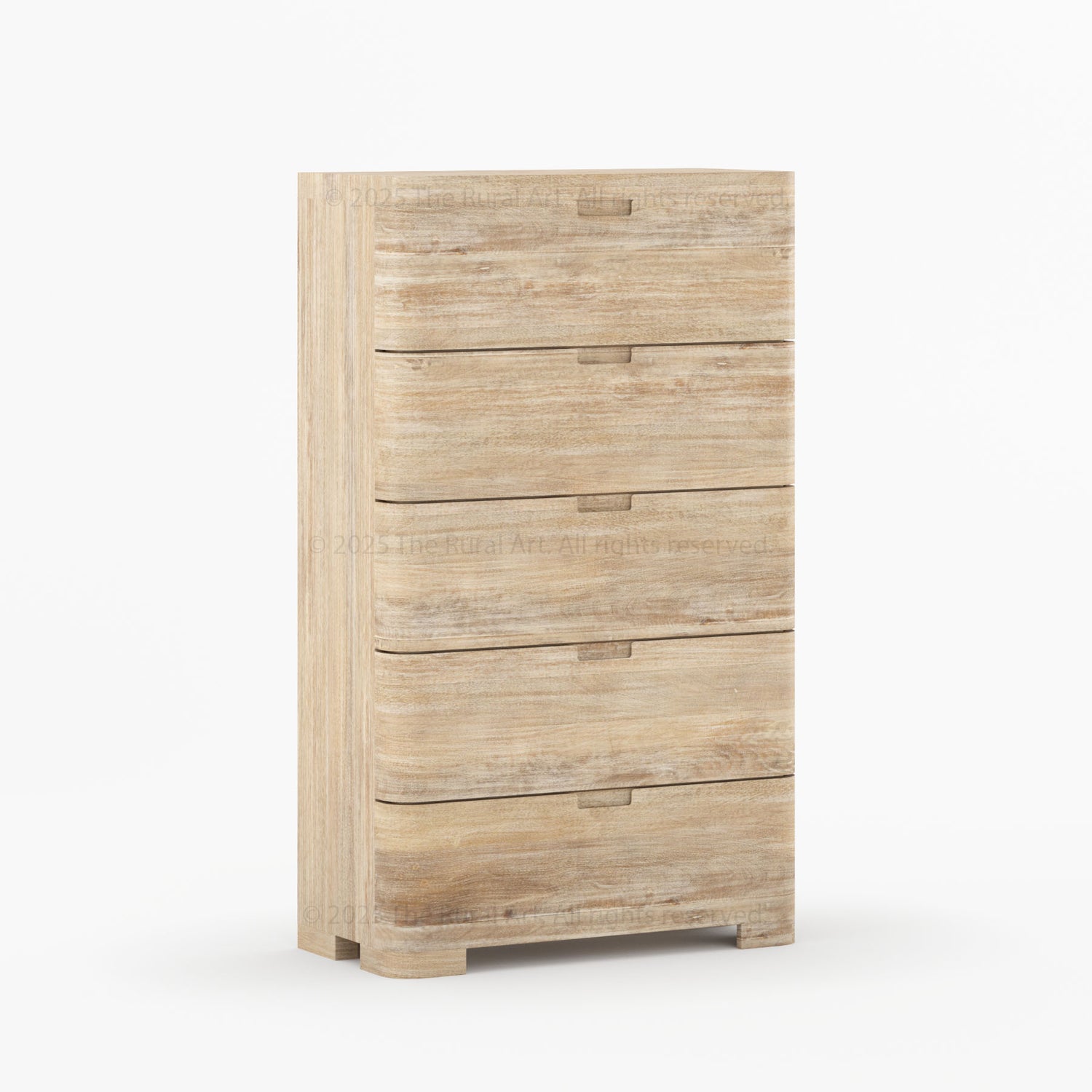 Beverly 6-Drawer Dresser | Solid Wood with Rounded Corners