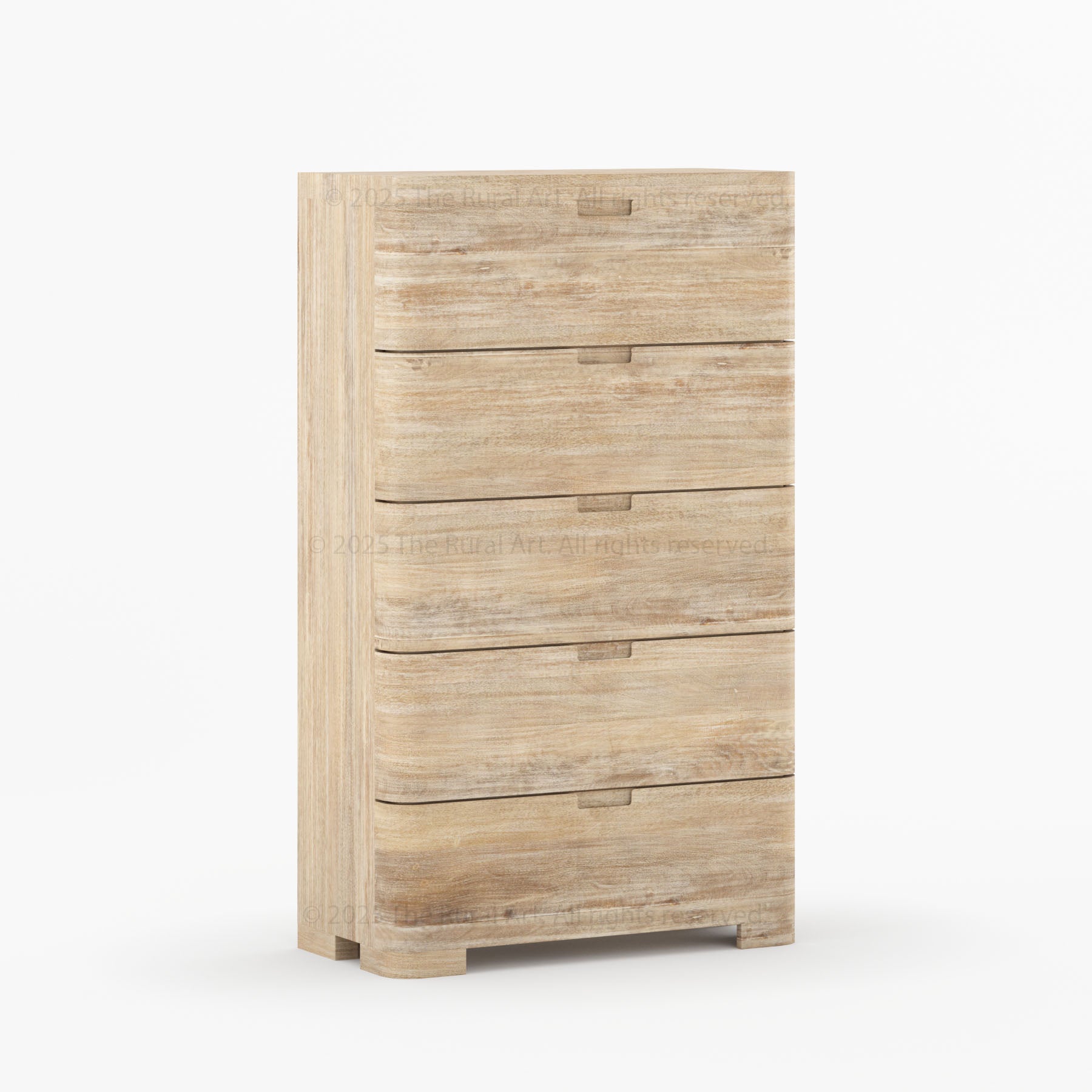 Beverly 6-Drawer Dresser | Solid Wood with Rounded Corners