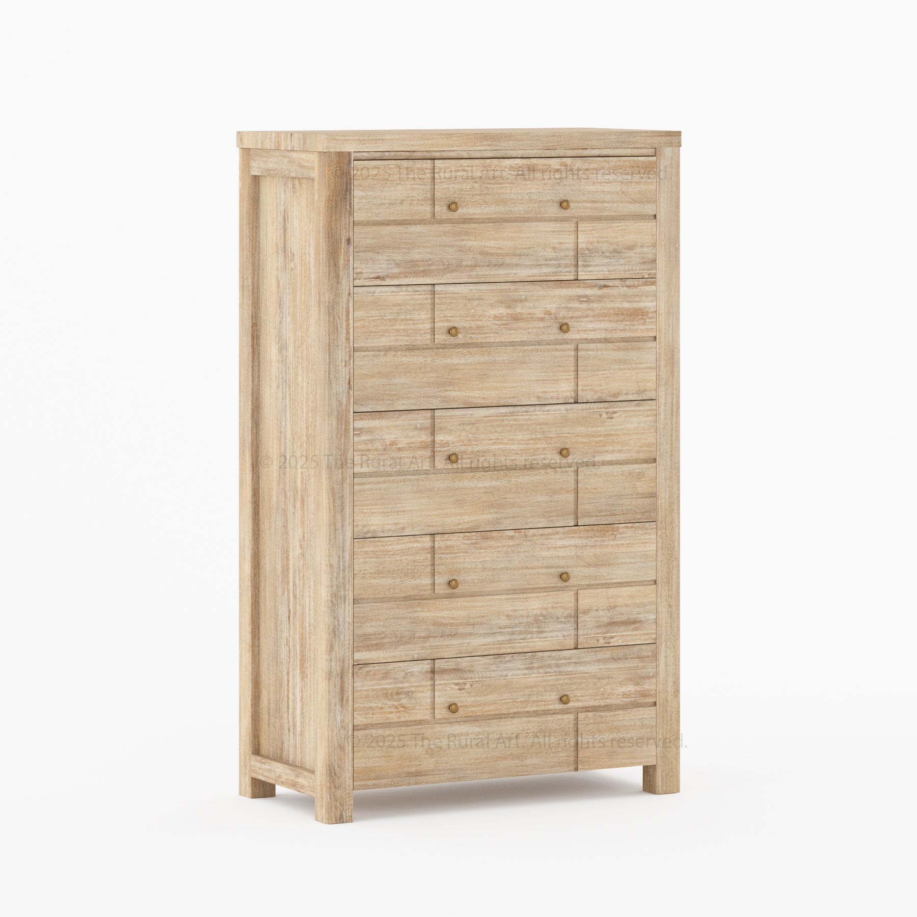 Princeton Solid Wood Dresser with Geometric Detailing