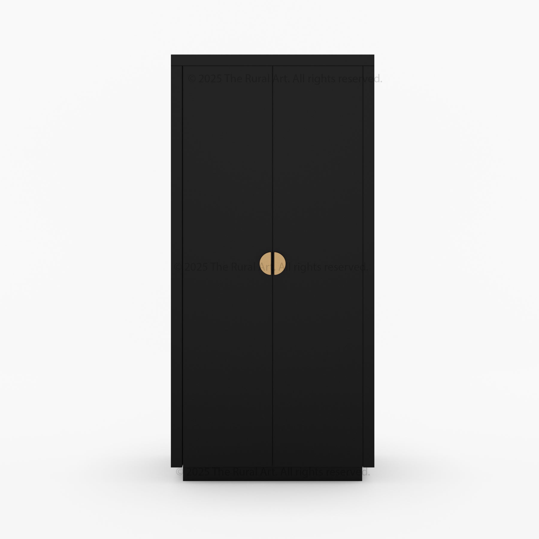 Kingston Solid Wood Armoire with Brass Handles