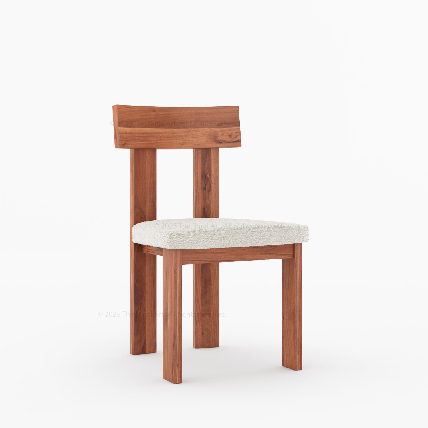 Fontana Modern Scandinavian Solid Wood Dining Chair