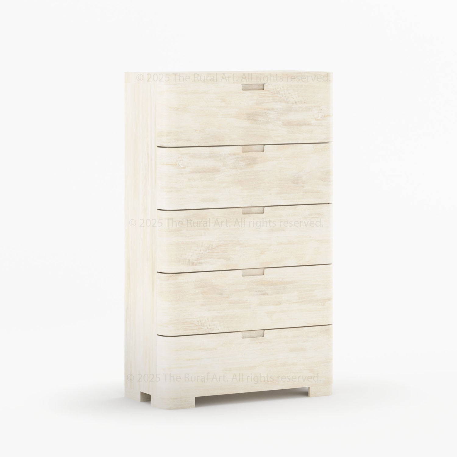 Beverly 6-Drawer Dresser | Solid Wood with Rounded Corners