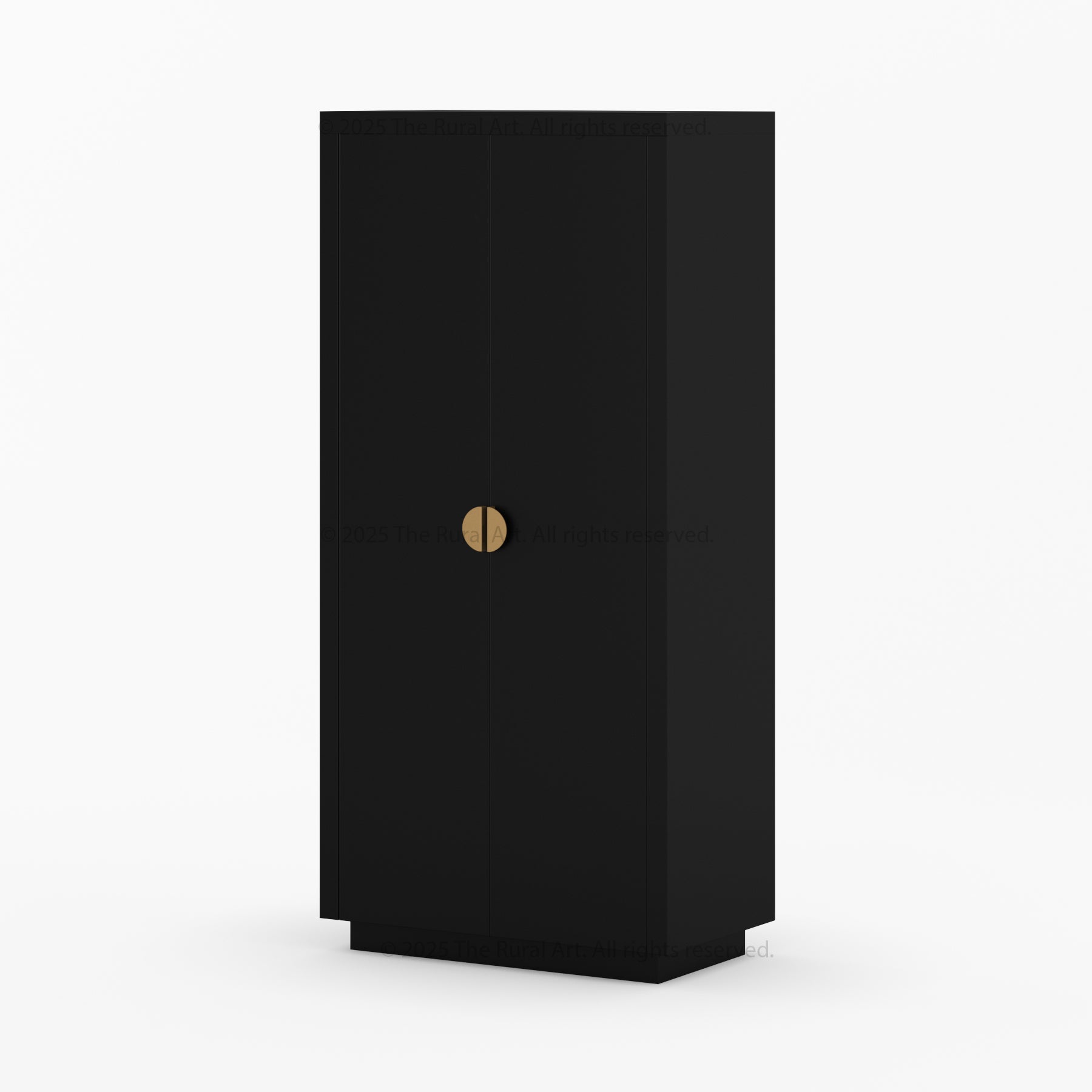 Kingston Solid Wood Armoire with Brass Handles