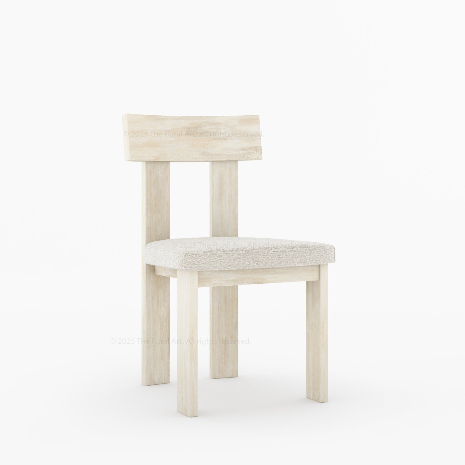 Fontana Modern Scandinavian Solid Wood Dining Chair