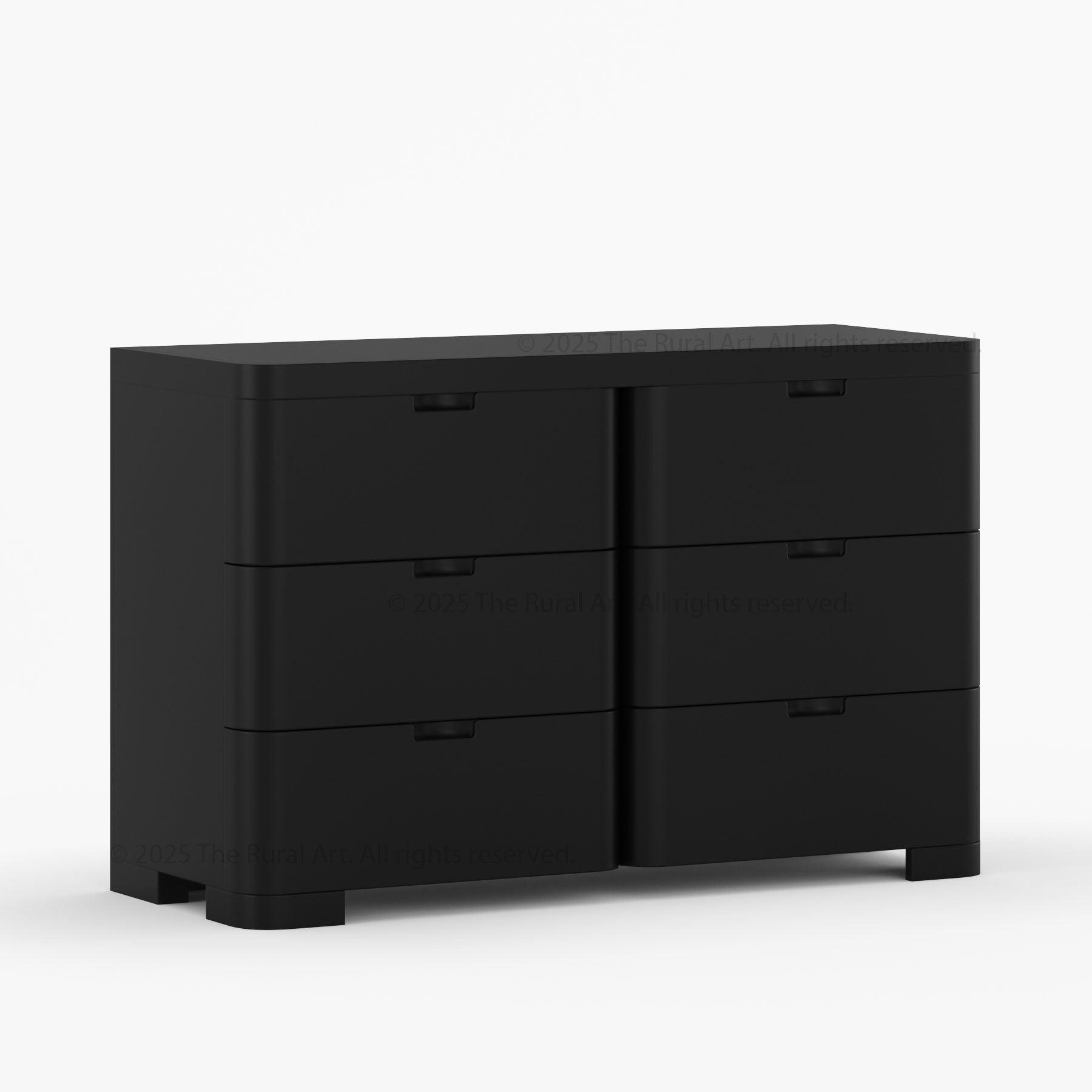 Beverly 6-Drawer Dresser | Solid Wood with Rounded Corners