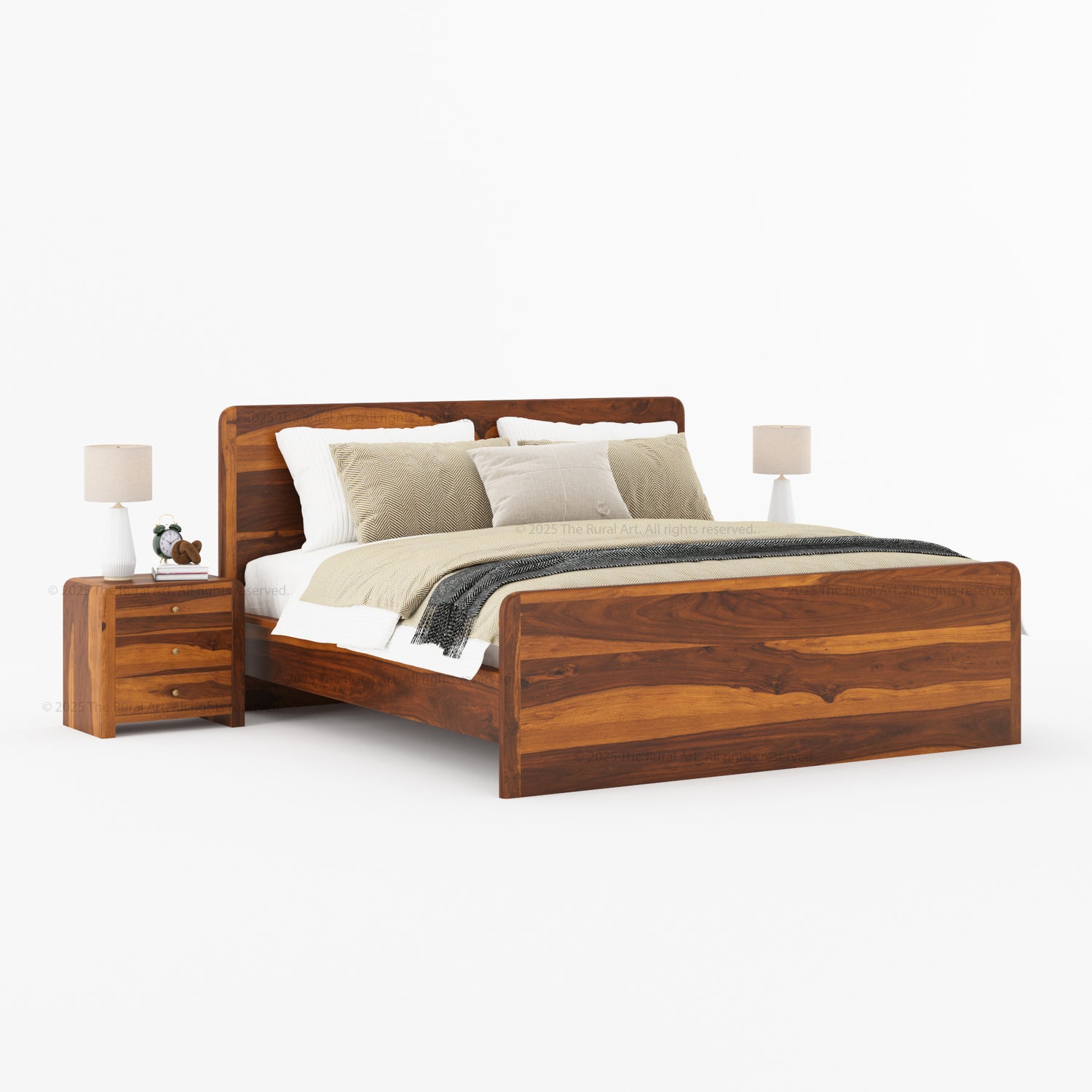 Garland 6 Piece Real Solid Wood Bedroom Set