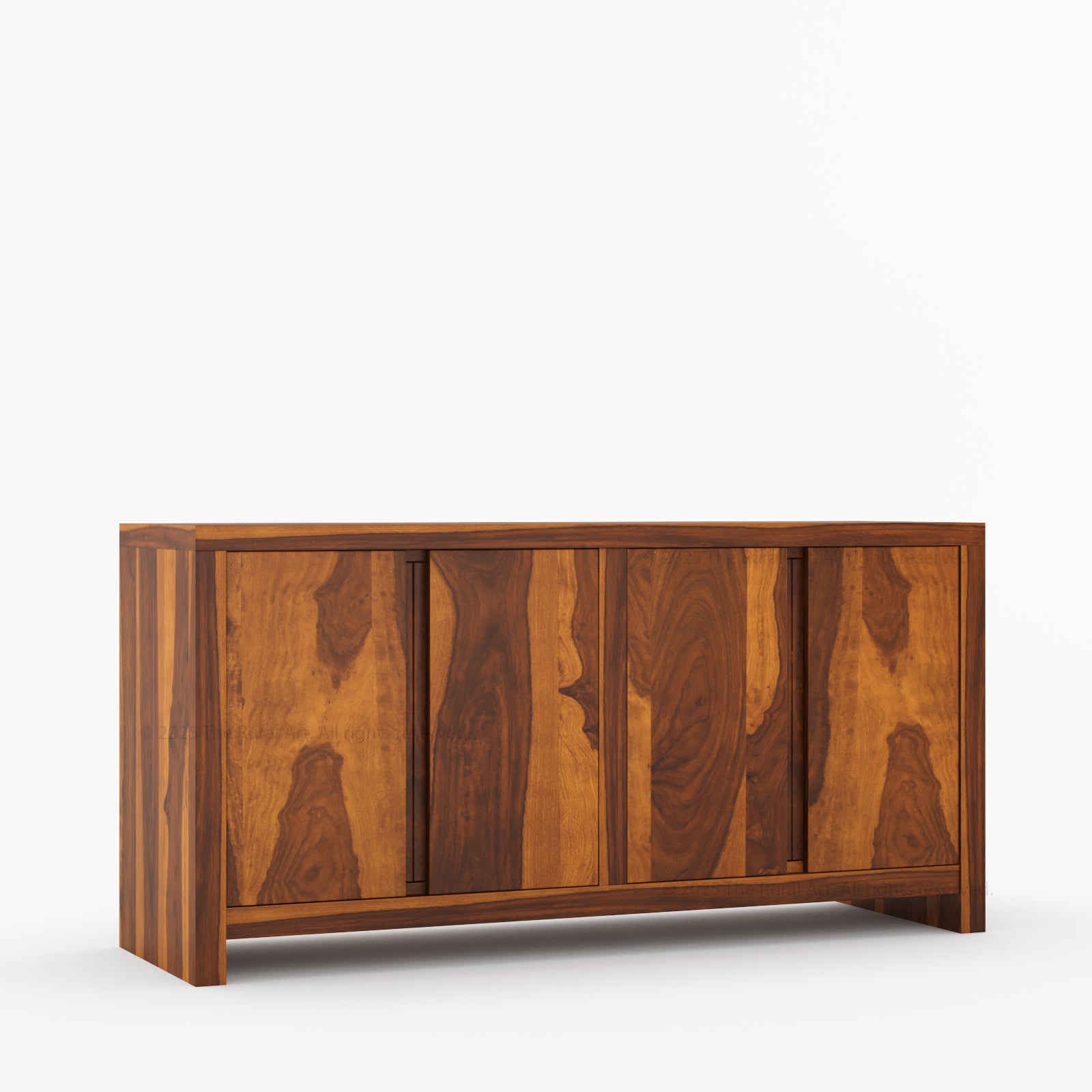 Fontana Modern Solid Wood Sideboard Buffets Cabinet