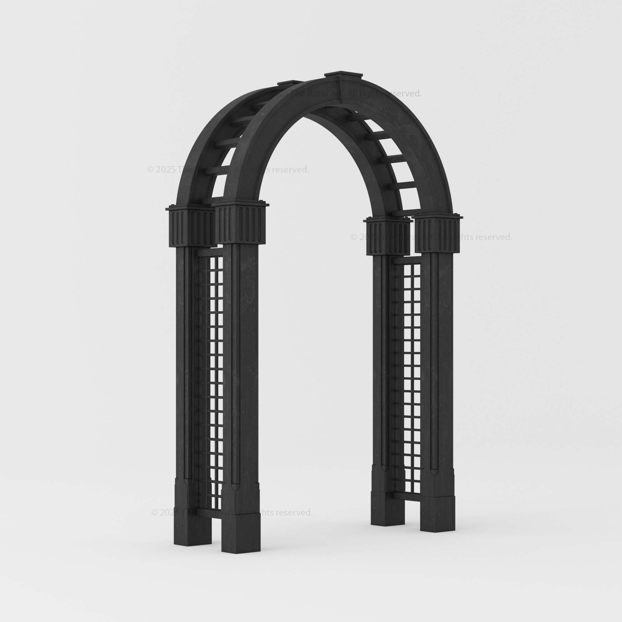 Edenvale Wrought Iron Garden Archway Arbor
