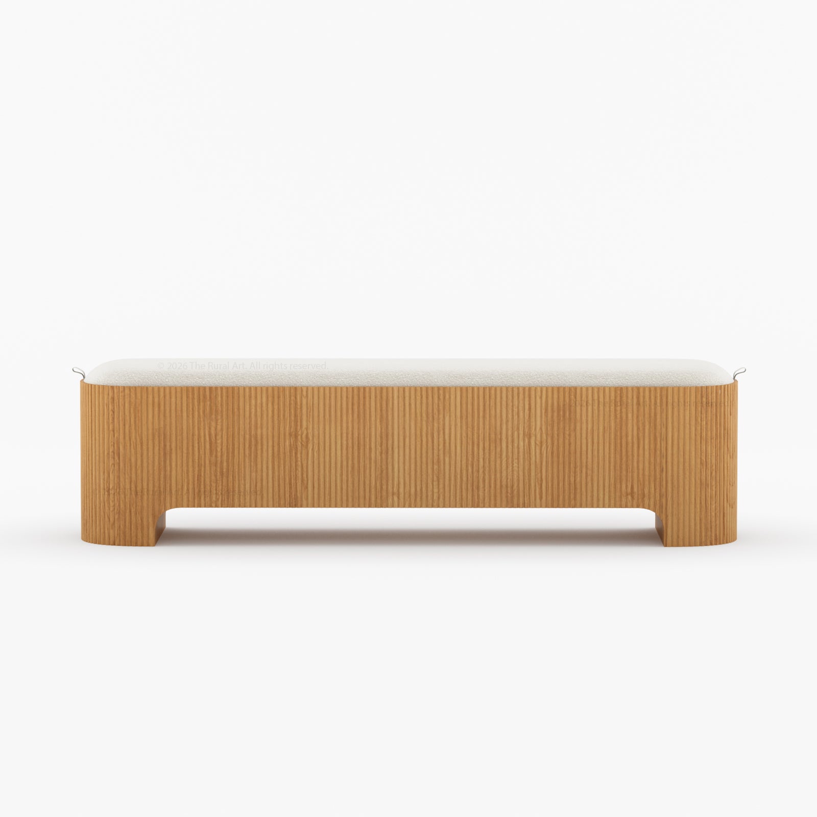 Bartow Modern Solid Wood Bedroom Set with Fluted Detailing
