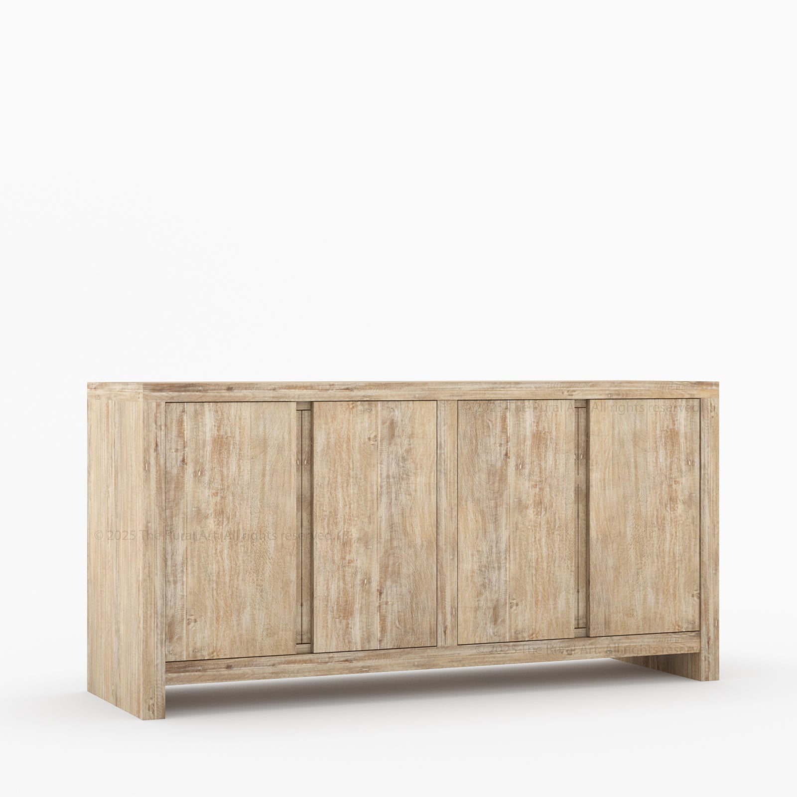 Fontana Modern Solid Wood Sideboard Buffets Cabinet