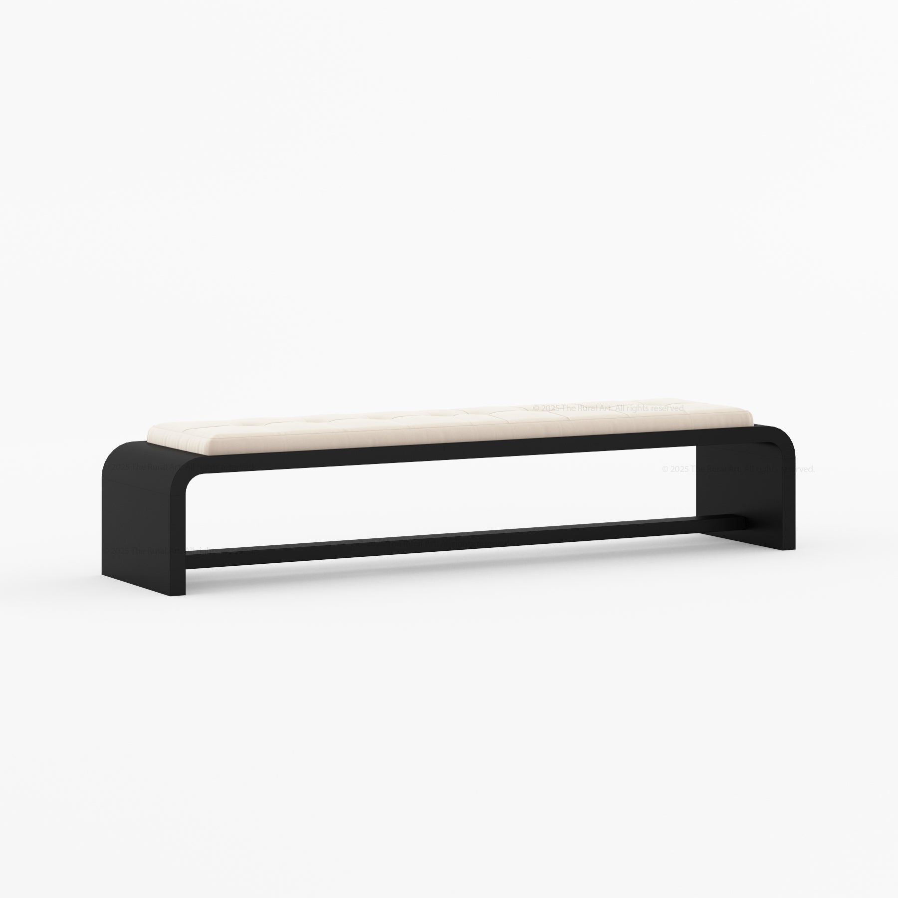 Stockton Solid Wood Upholstered Bedroom Bench 76"