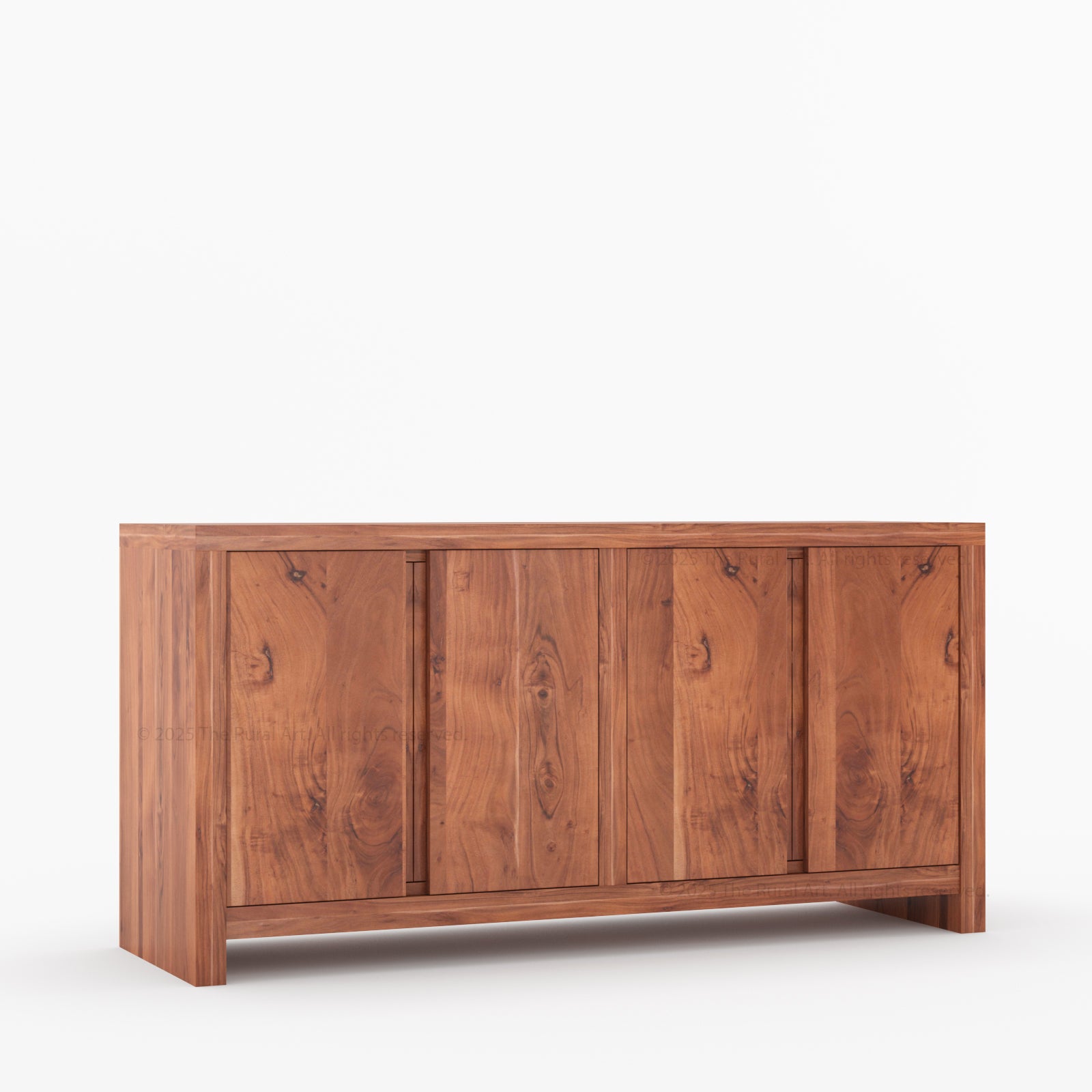 Fontana Modern Solid Wood Sideboard Buffets Cabinet