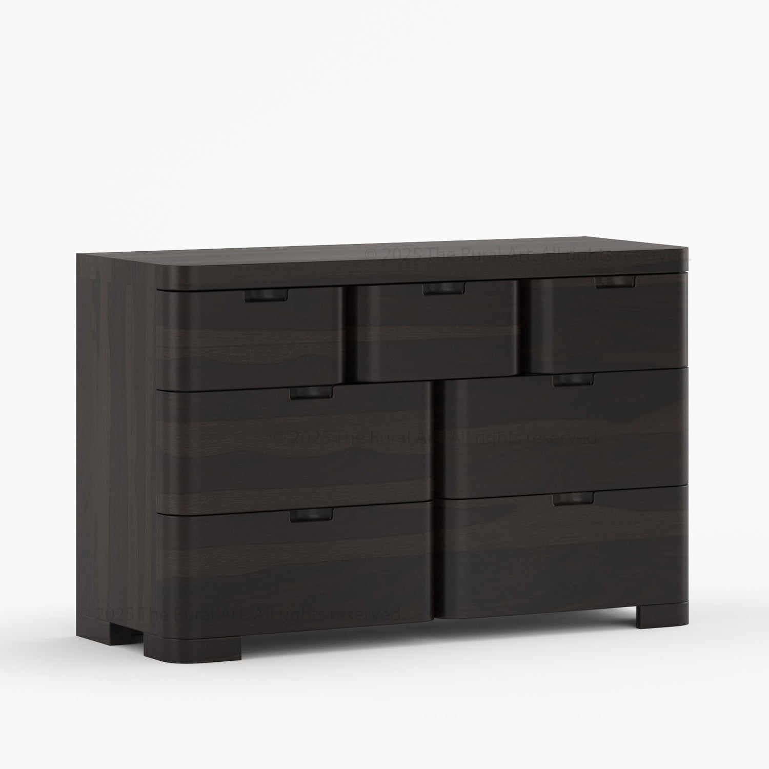 Beverly 6-Drawer Dresser | Solid Wood with Rounded Corners