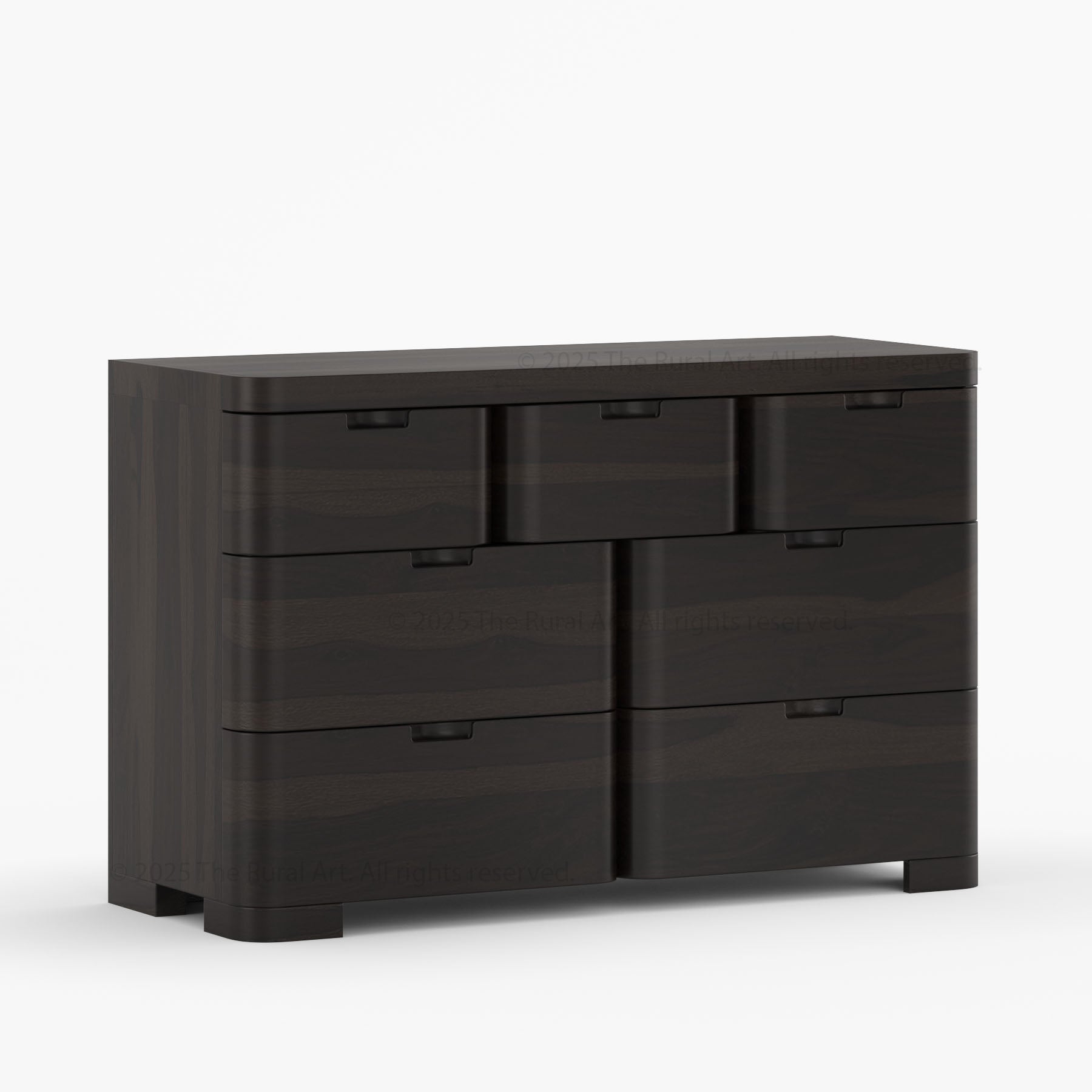 Beverly 6-Drawer Dresser | Solid Wood with Rounded Corners