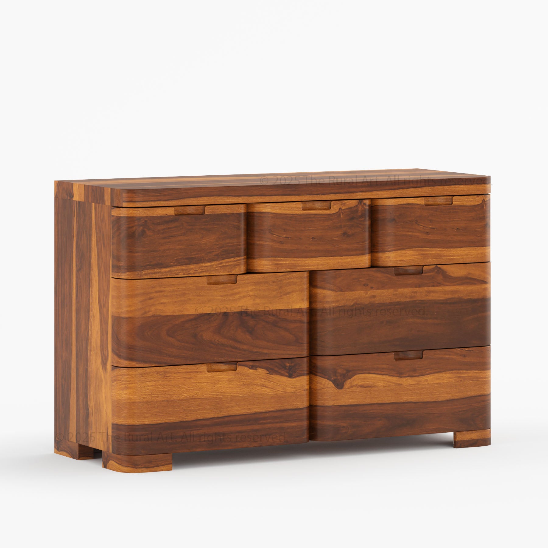 Beverly 6-Drawer Dresser | Solid Wood with Rounded Corners