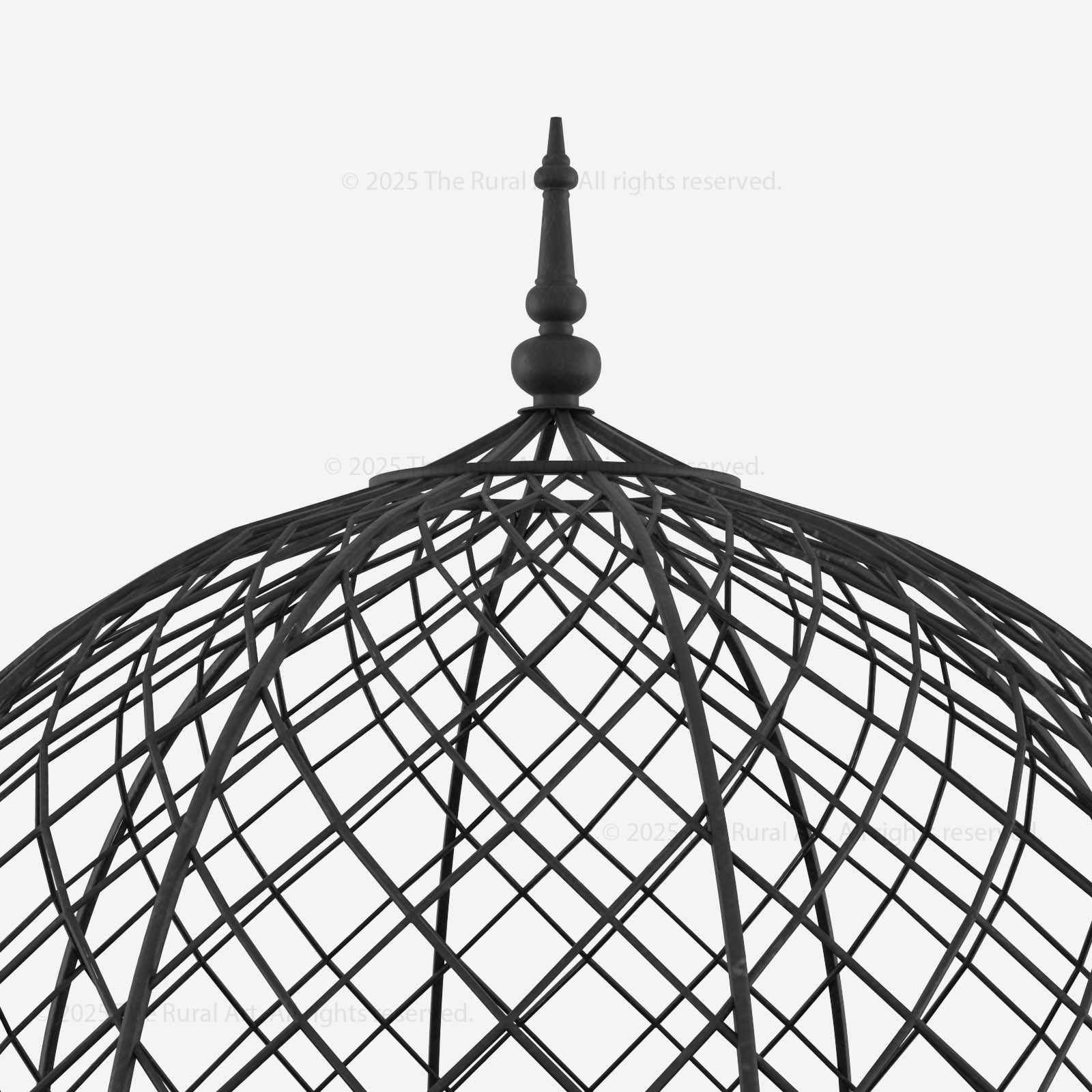 Victorian Wrought Iron Garden Dome Gazebo – Handcrafted Outdoor Elegance