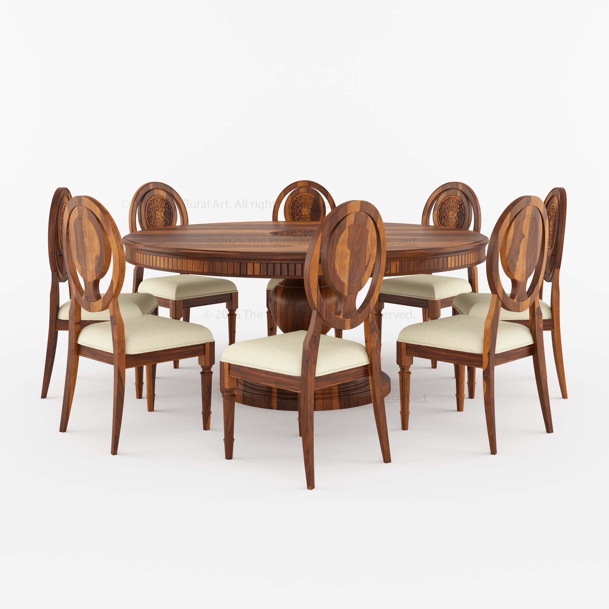 Jackson Solid Wood Premium Dining Table Set
