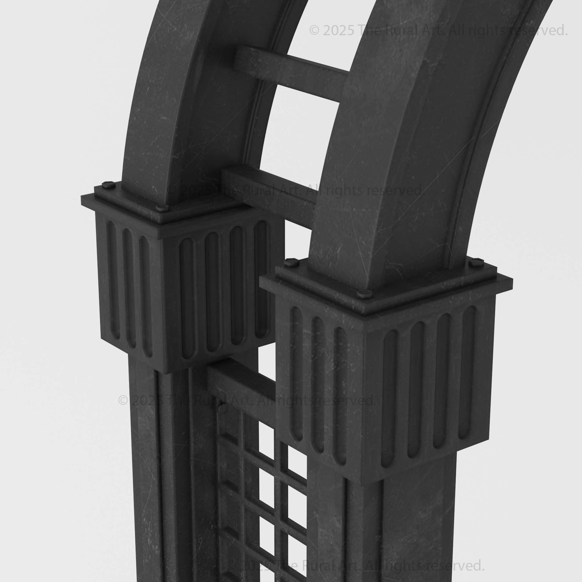 Edenvale Wrought Iron Garden Archway Arbor