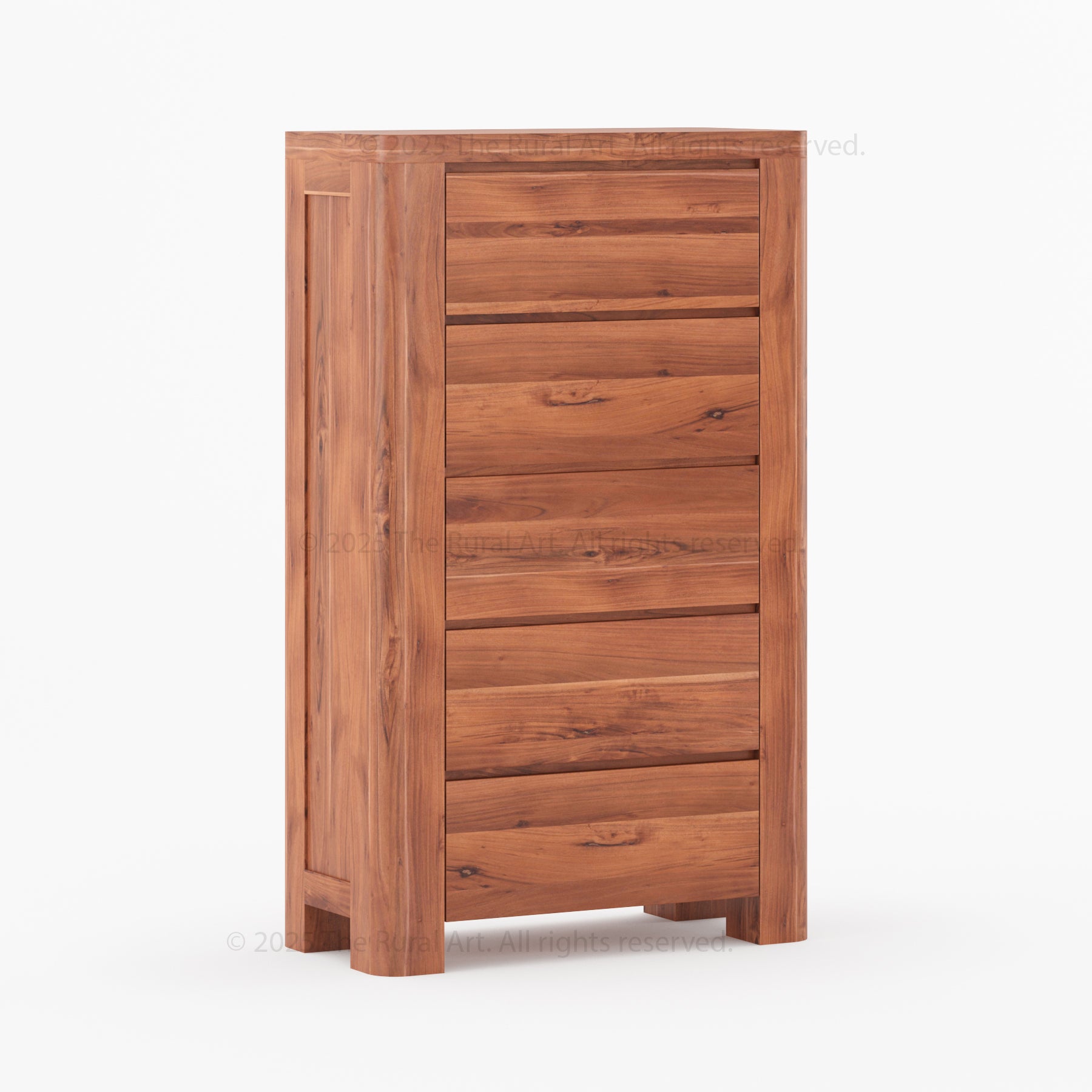 Levittown Solid Wood 6-Drawer Dresser Storage Chest