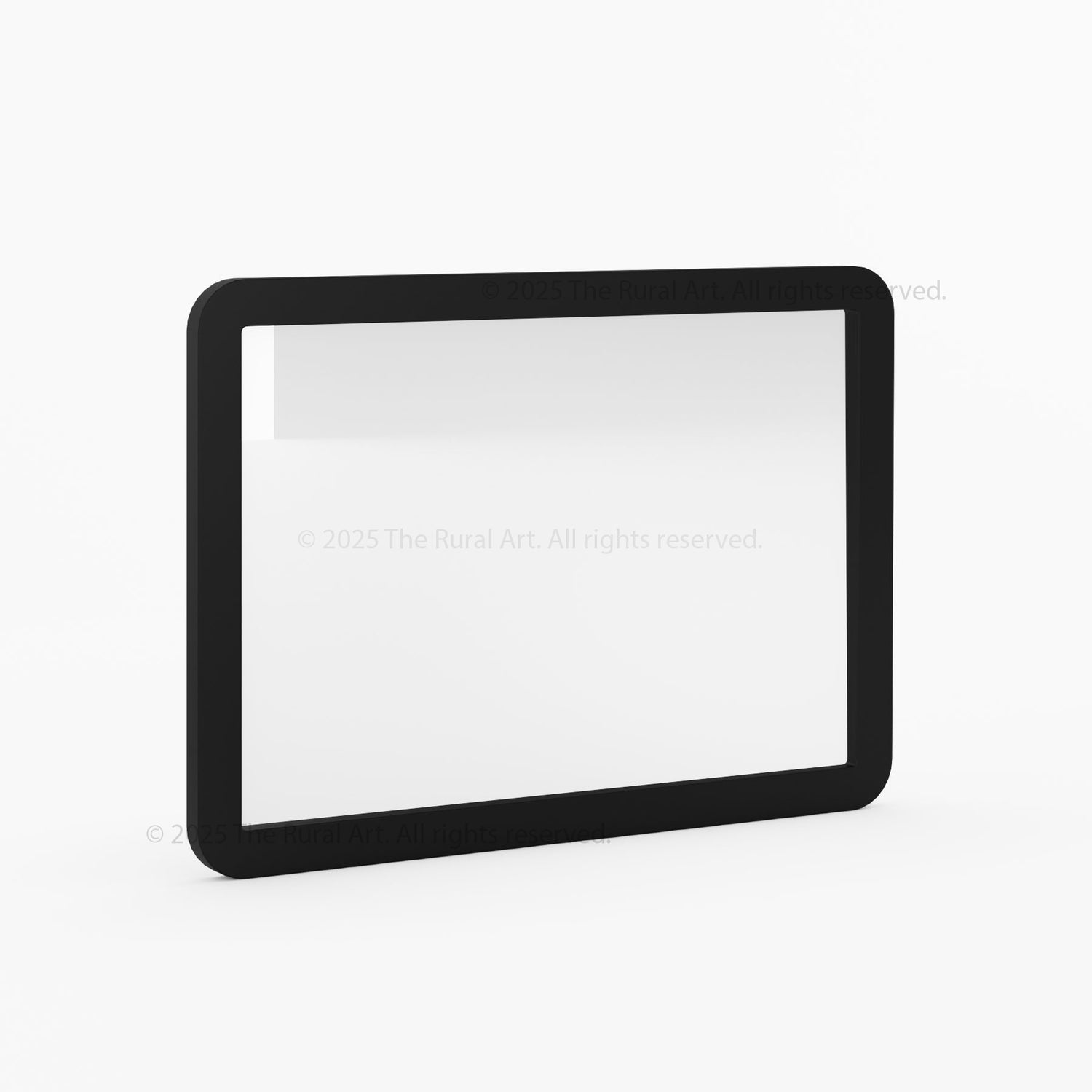 Beverly Wall Mirror | Rounded Solid Wood Frame in Natural Finish