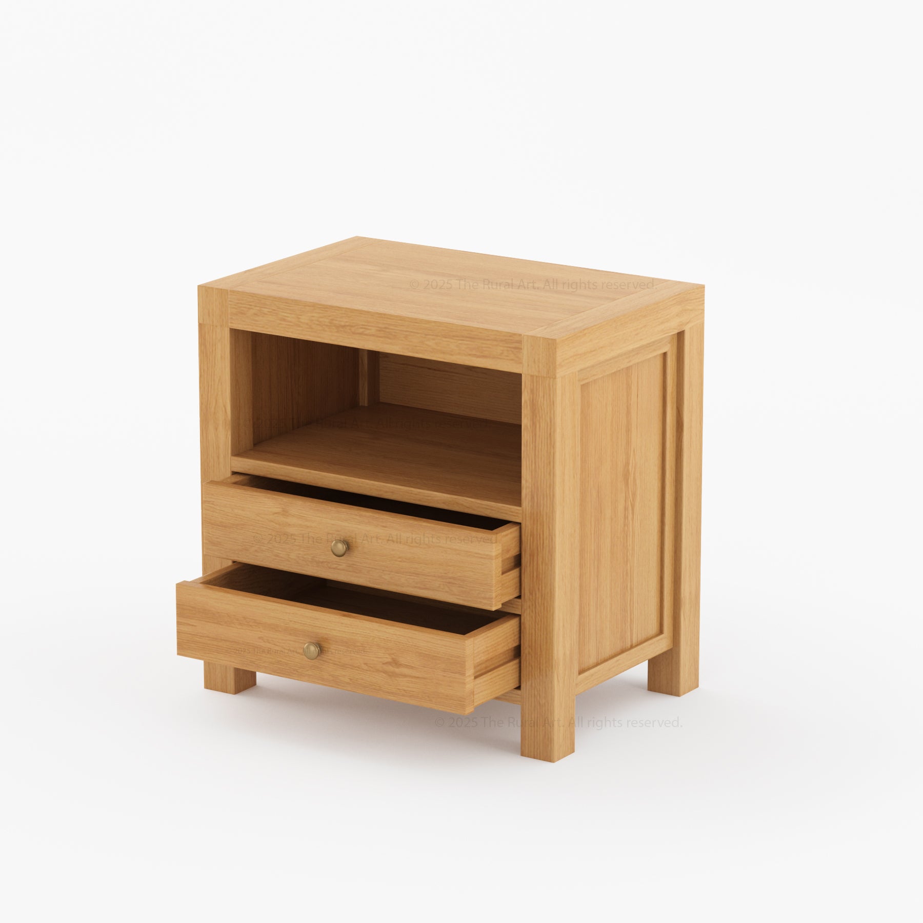 Orlando Solid Wood Canopy Platform Bedroom Set With Dresser, Nightstand, Bedside Bench & Mirror