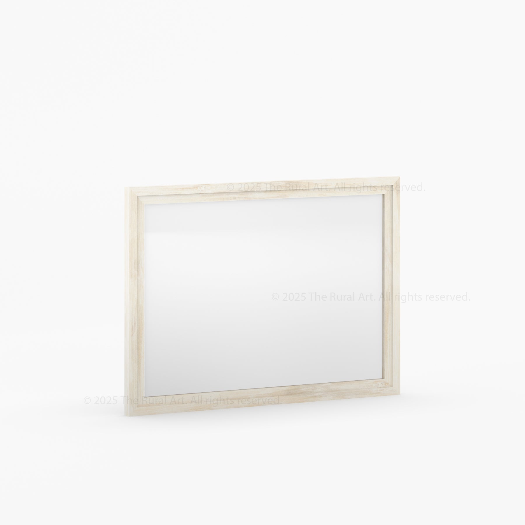 Seabrook Solid Wood Framed Wall Mirror with Clean Edge Detailing