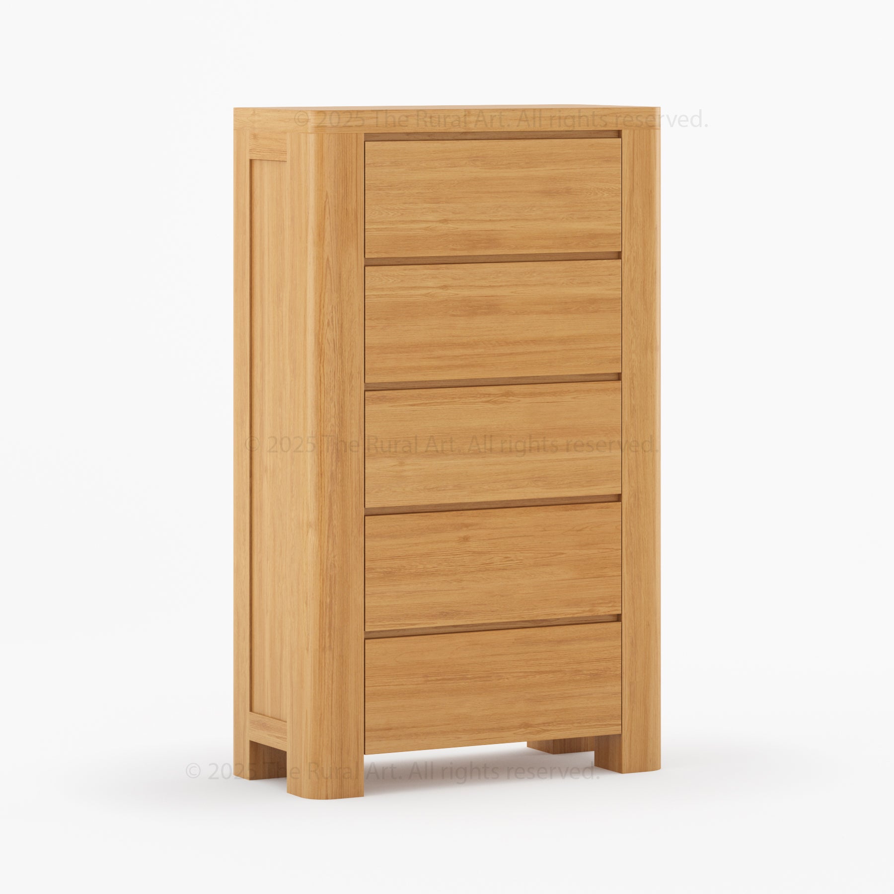 Levittown Solid Wood 6-Drawer Dresser Storage Chest