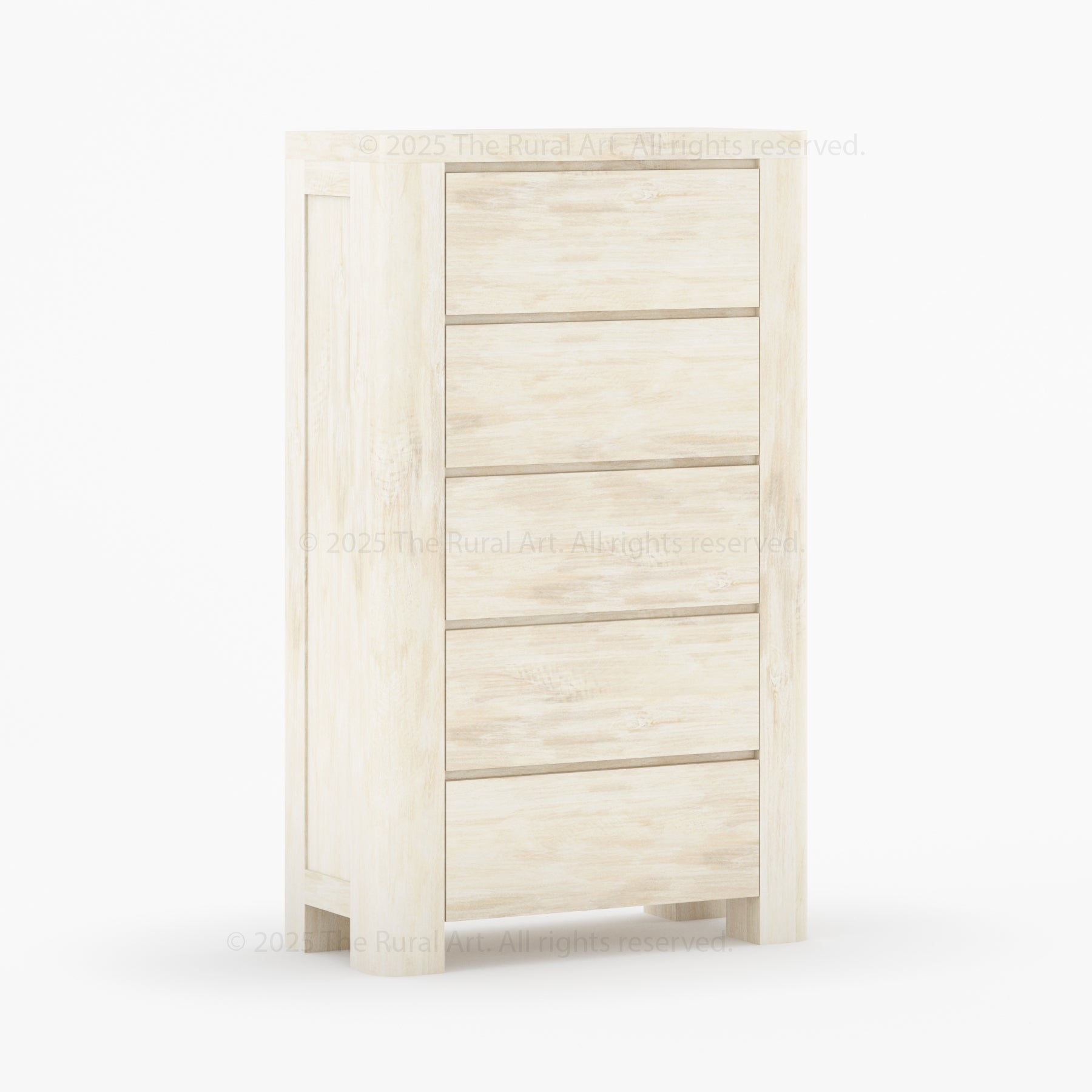 Levittown Solid Wood 6-Drawer Dresser Storage Chest