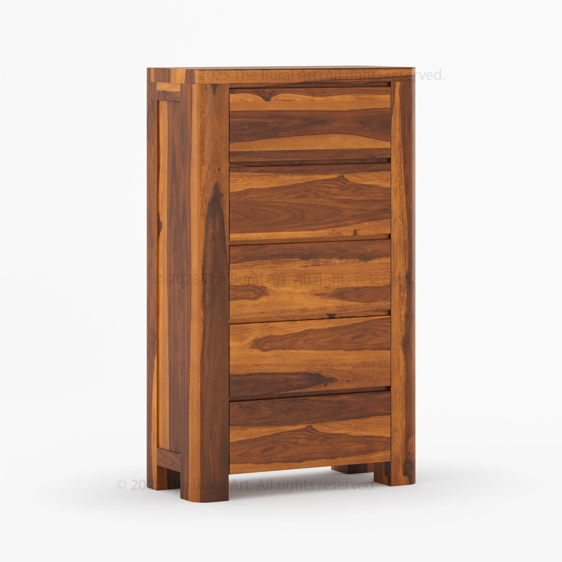 Levittown Solid Wood 6-Drawer Dresser Storage Chest