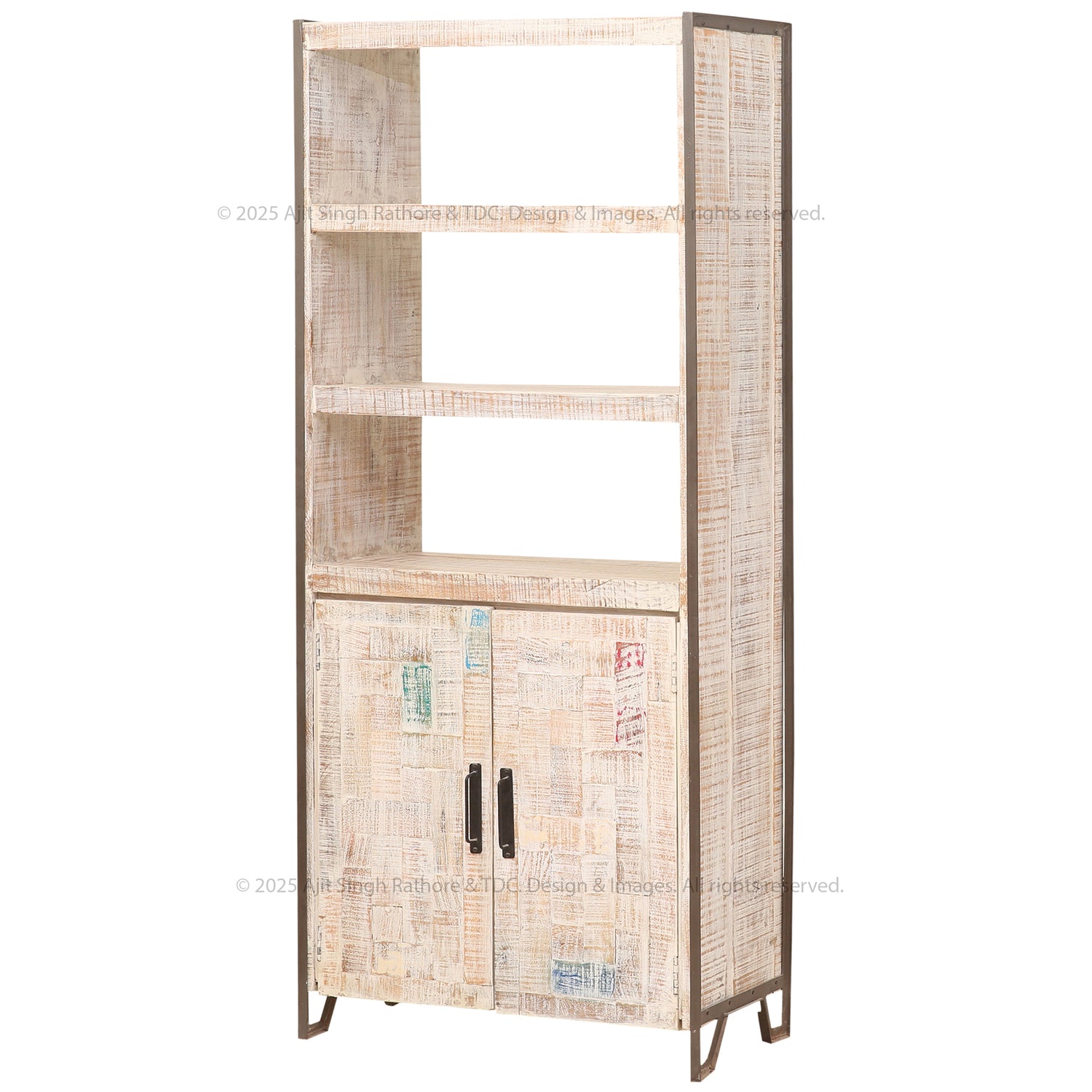 Lakehurst Vintage Fusion Solidwood Bookshelf