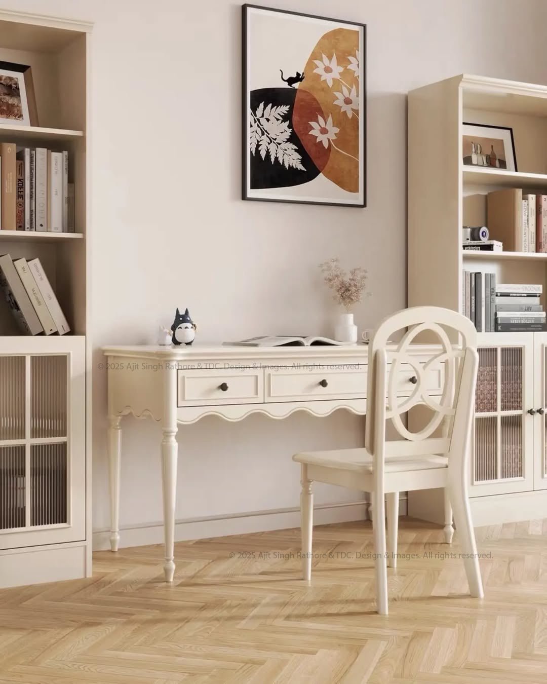 Birmingham Heirloom Writing Secretary Desk & Chair Set