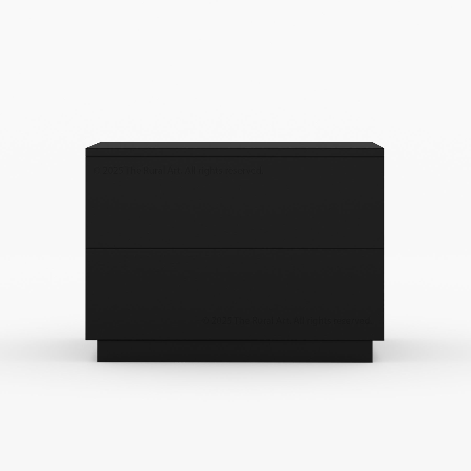 Kingston Solid Wood Nightstand Modern Minimalist Bedside Table